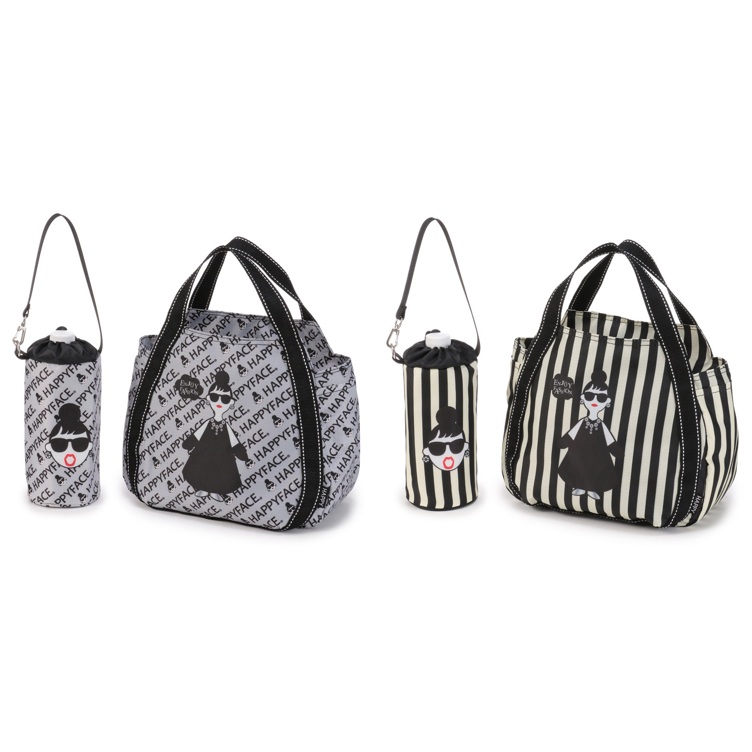 【エトワールオリジナル】保冷レディエマ柄ボトル付きバッグ バルーン小 保冷シート取り外しタイプ - 画像3