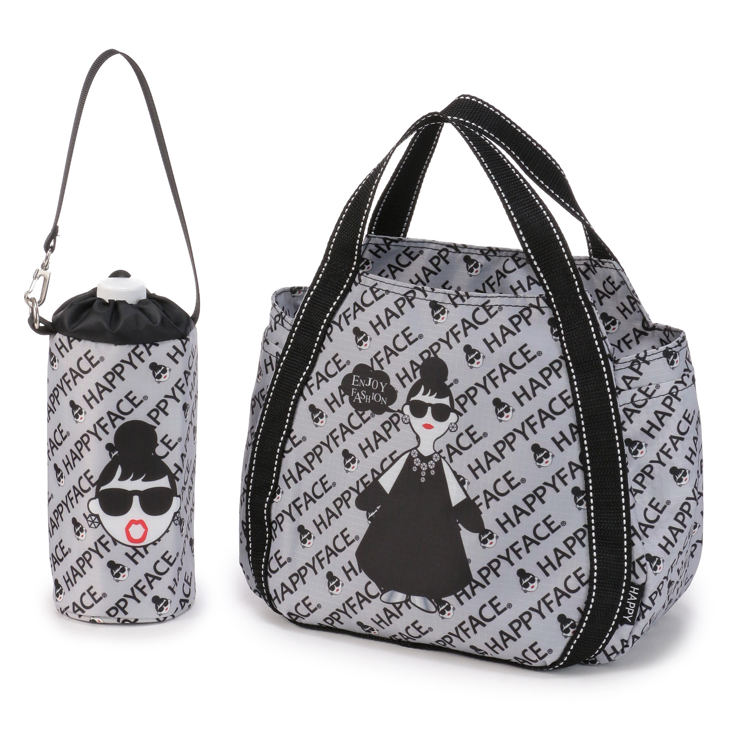 【エトワールオリジナル】保冷レディエマ柄ボトル付きバッグ バルーン小 保冷シート取り外しタイプ - 画像4