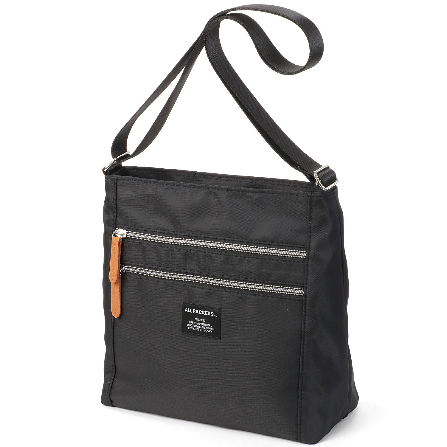 シンプル多機能ショルダーバッグ 縦型 - 画像3