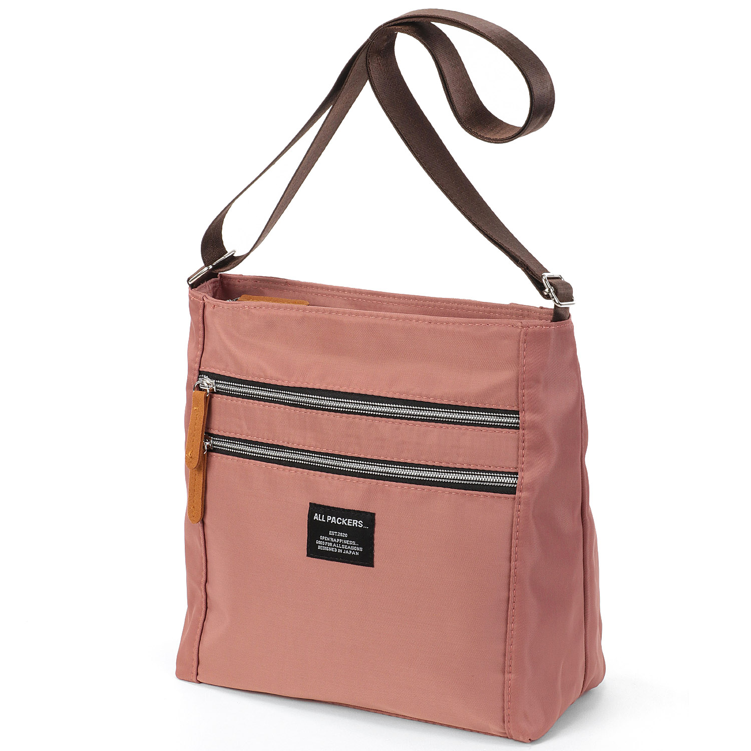 シンプル多機能ショルダーバッグ 縦型 - 画像4