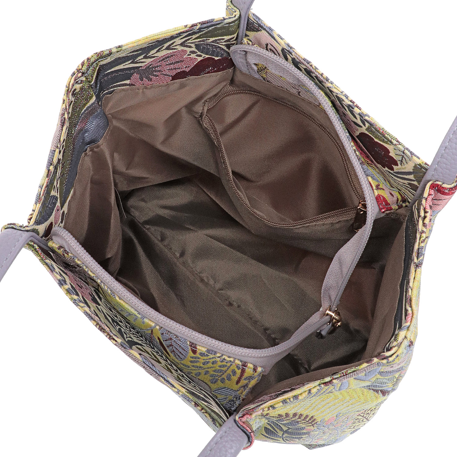 ボタニカルジャガードトートバッグ - 画像6