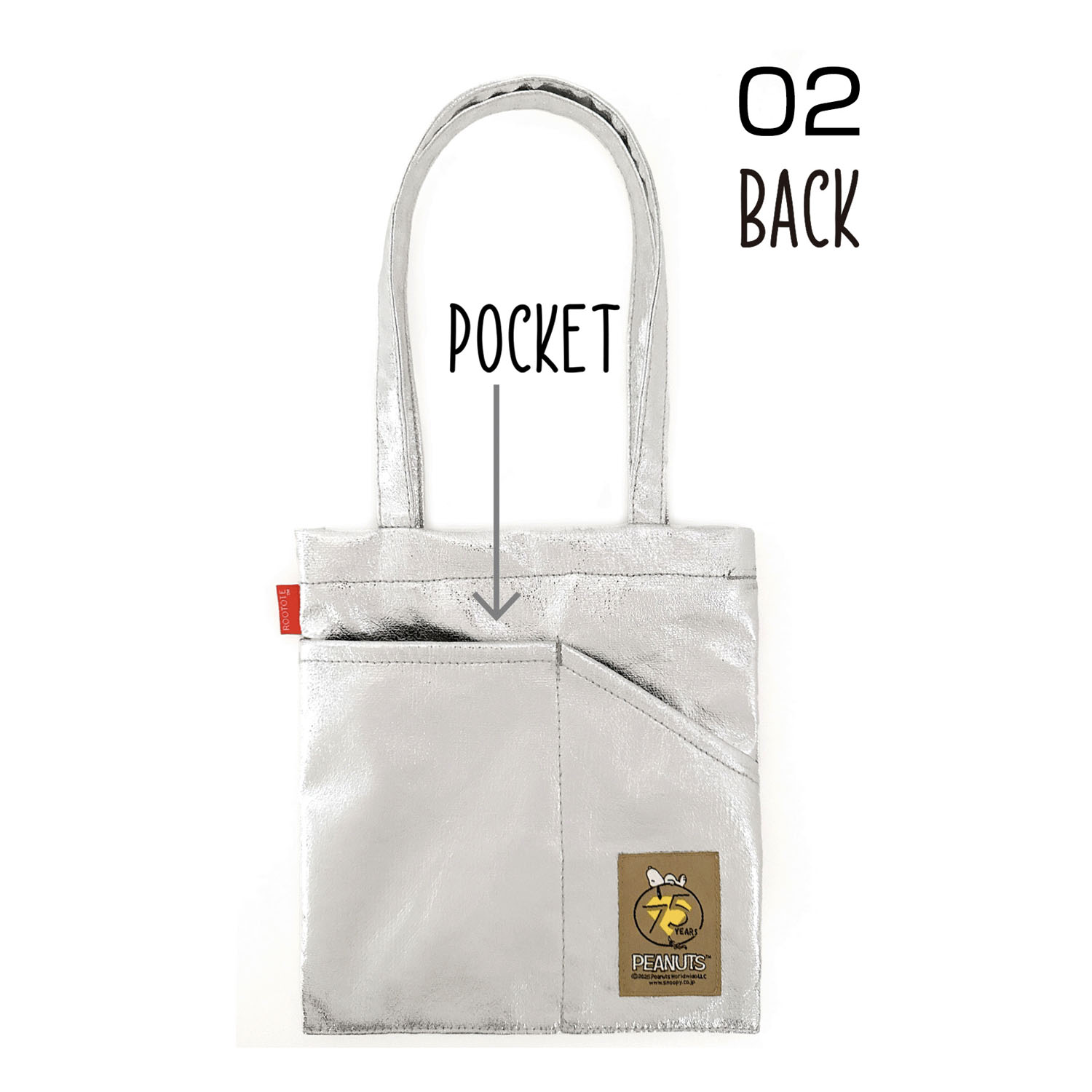 ルートート PEANUTS メタリックミニバッグ - 画像8