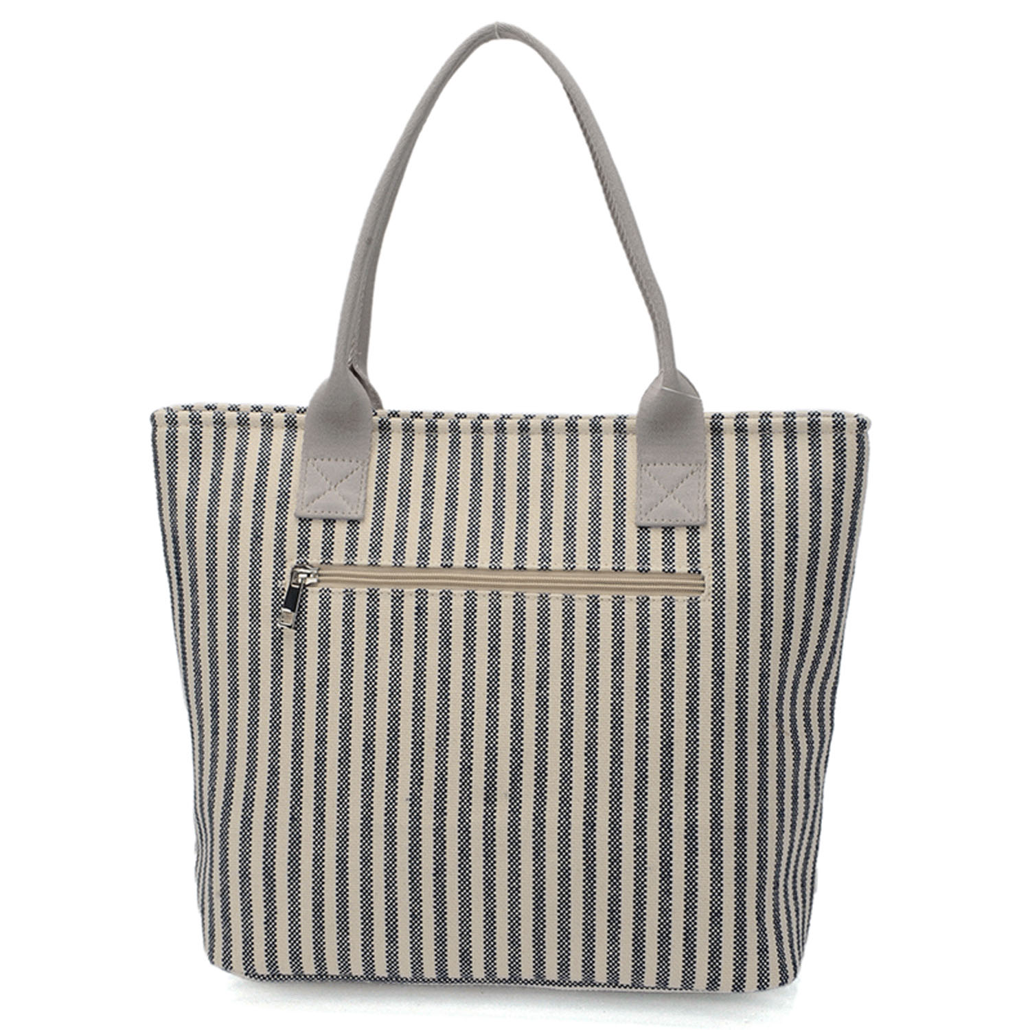 ストライプ柄トートバッグ - 画像5