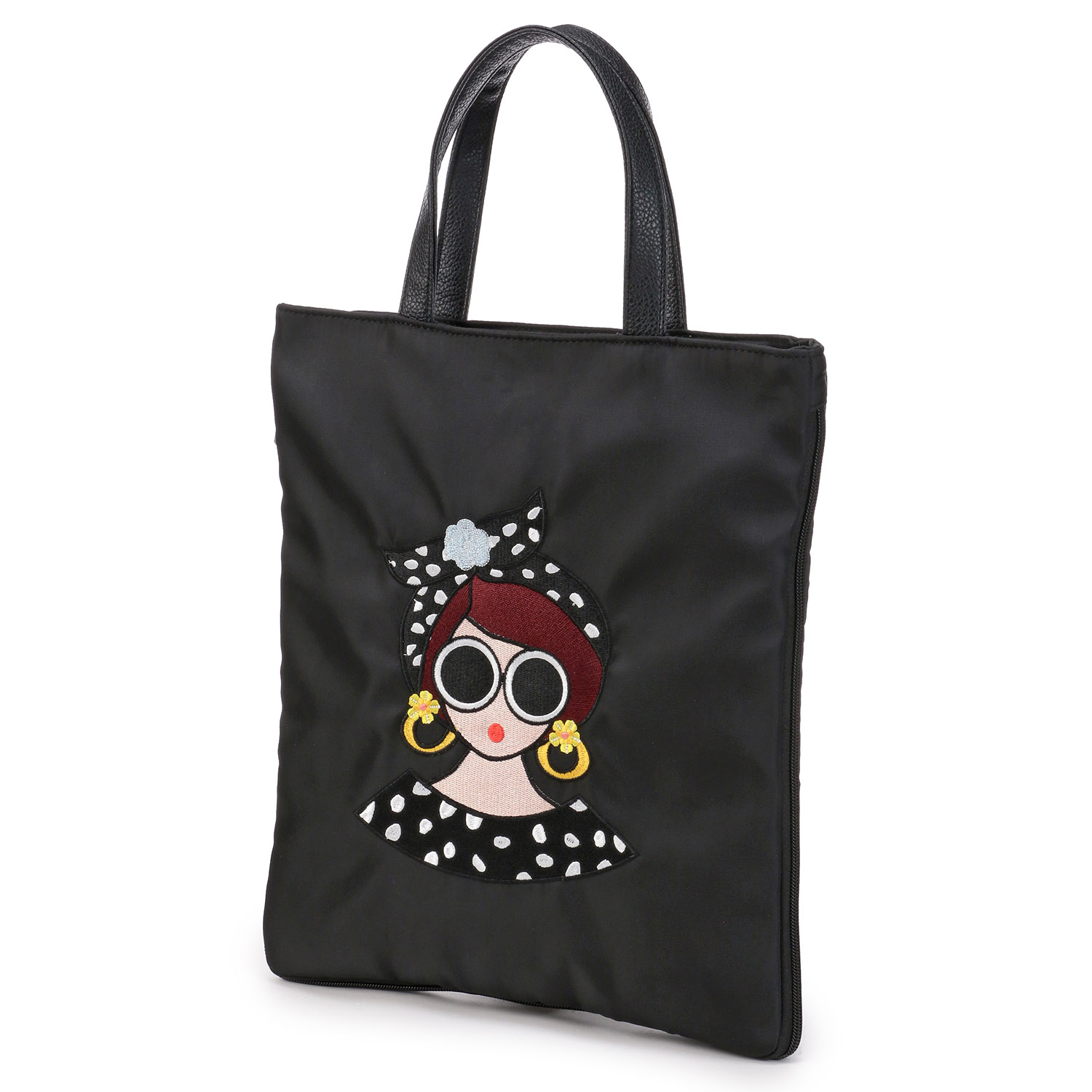 【エトワールオリジナル】女の子刺繍A4拡張バッグ - 画像3