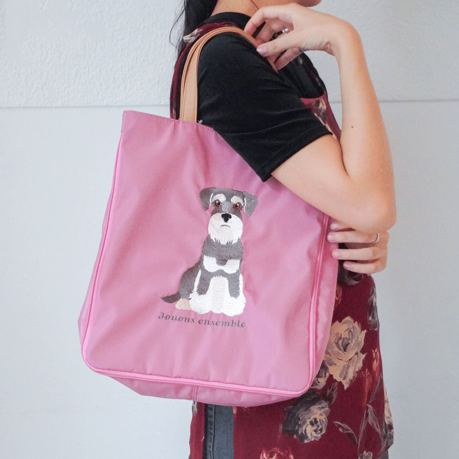 【エトワールオリジナル】アニマル刺繍A4拡張バッグ - 画像11