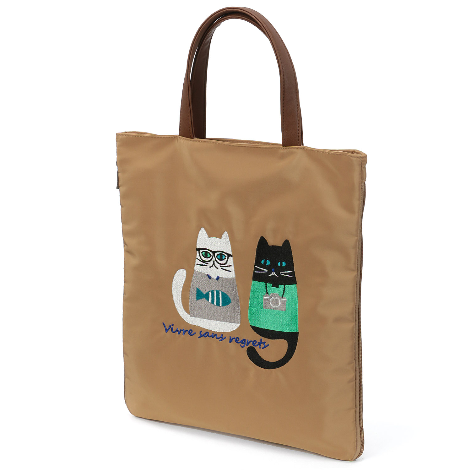 【エトワールオリジナル】アニマル刺繍A4拡張バッグ - 画像9