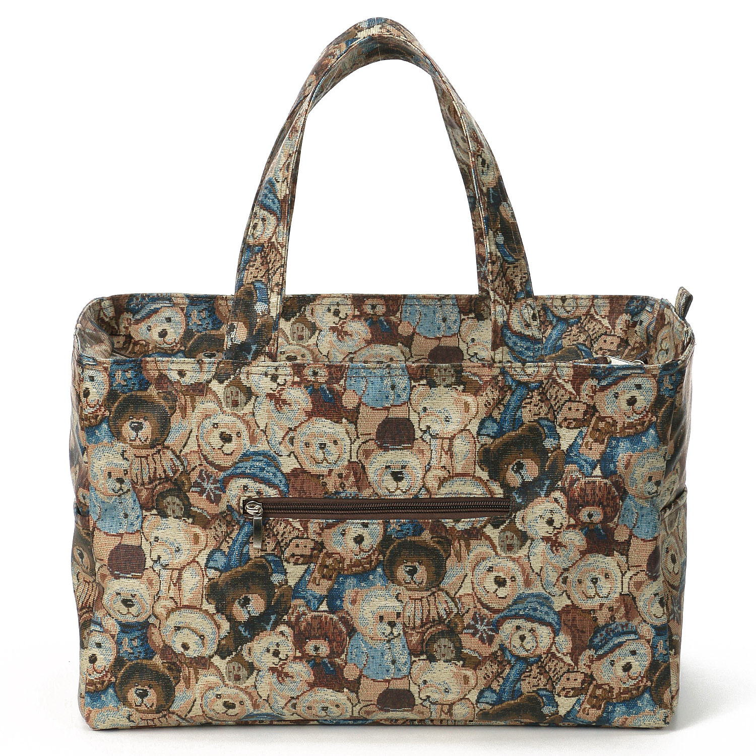 【エトワール別注柄】クマゴブラン柄保冷保温BOX型トートバッグ - 画像6