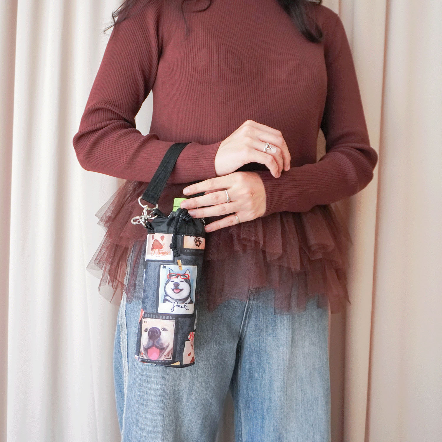 【エトワールオリジナル】保冷保温ショルダー紐付きペットボトルホルダー - 画像4