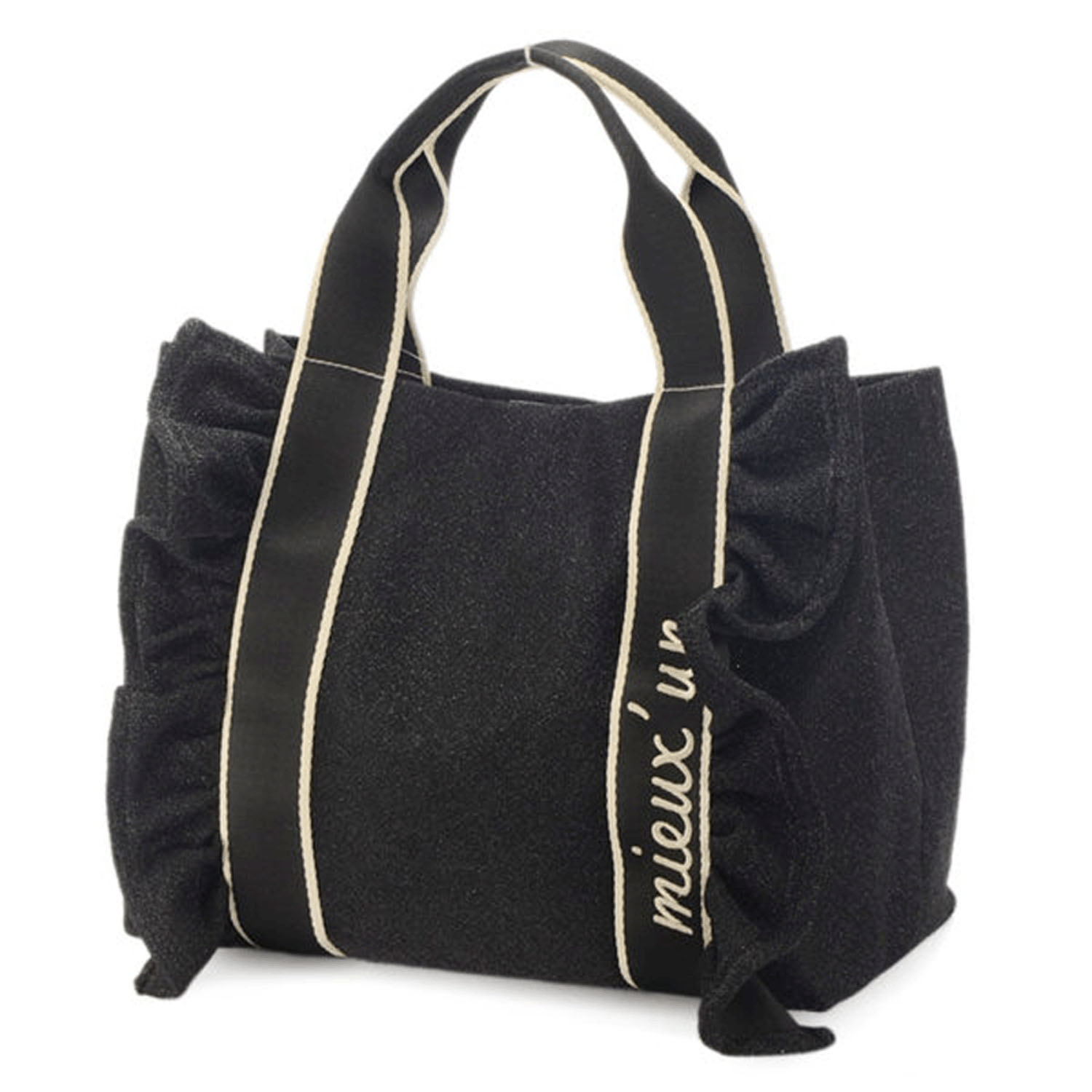 フリル付きスクエア型バッグ - 画像3