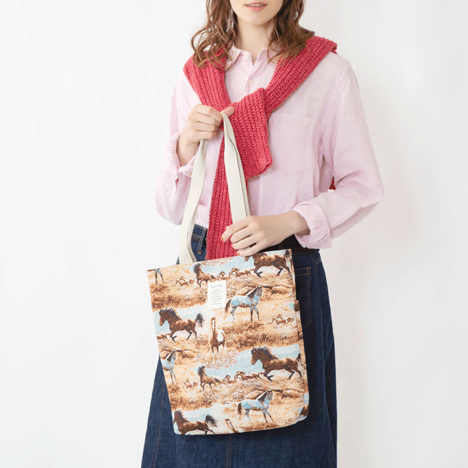 彩り美ジャカードA4トートバッグ - 画像2