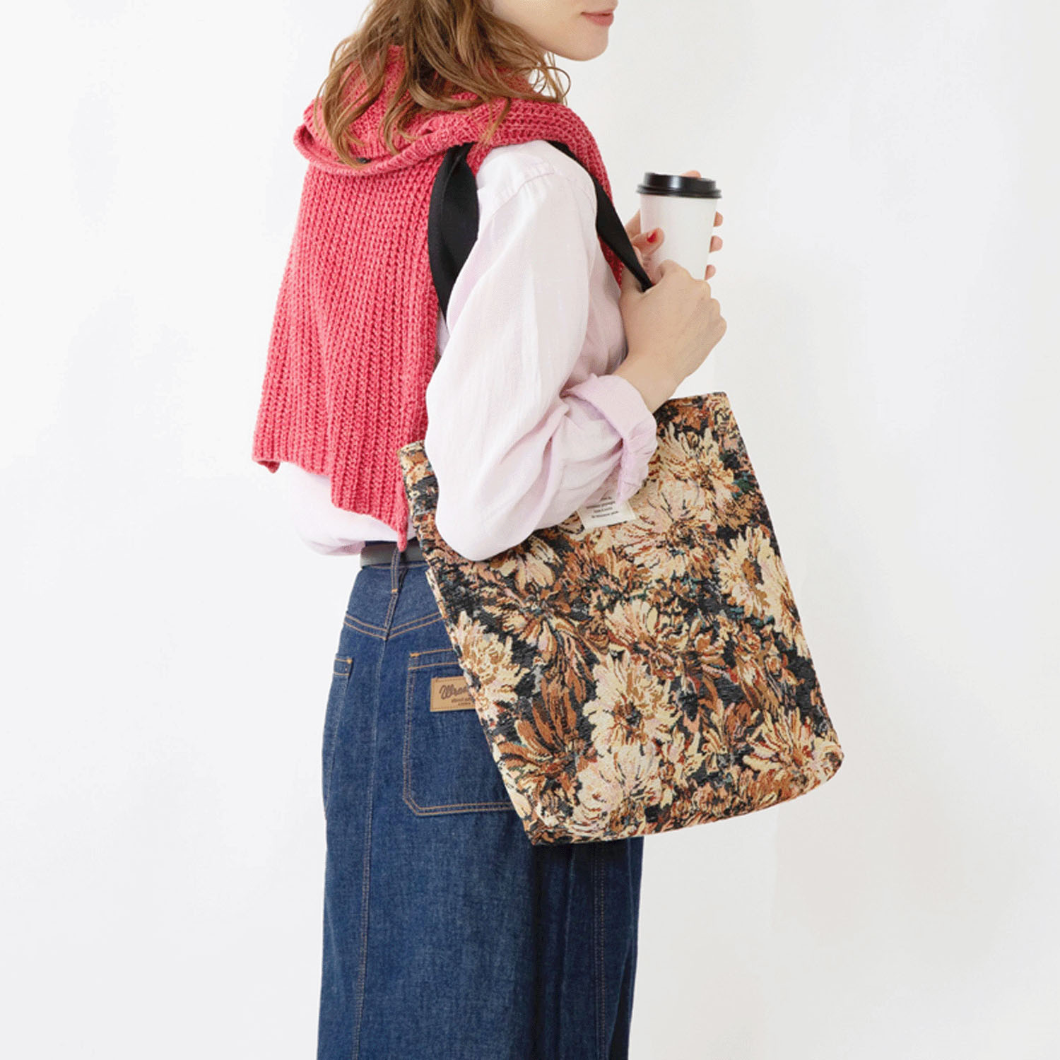 彩り美ジャカードA4トートバッグ