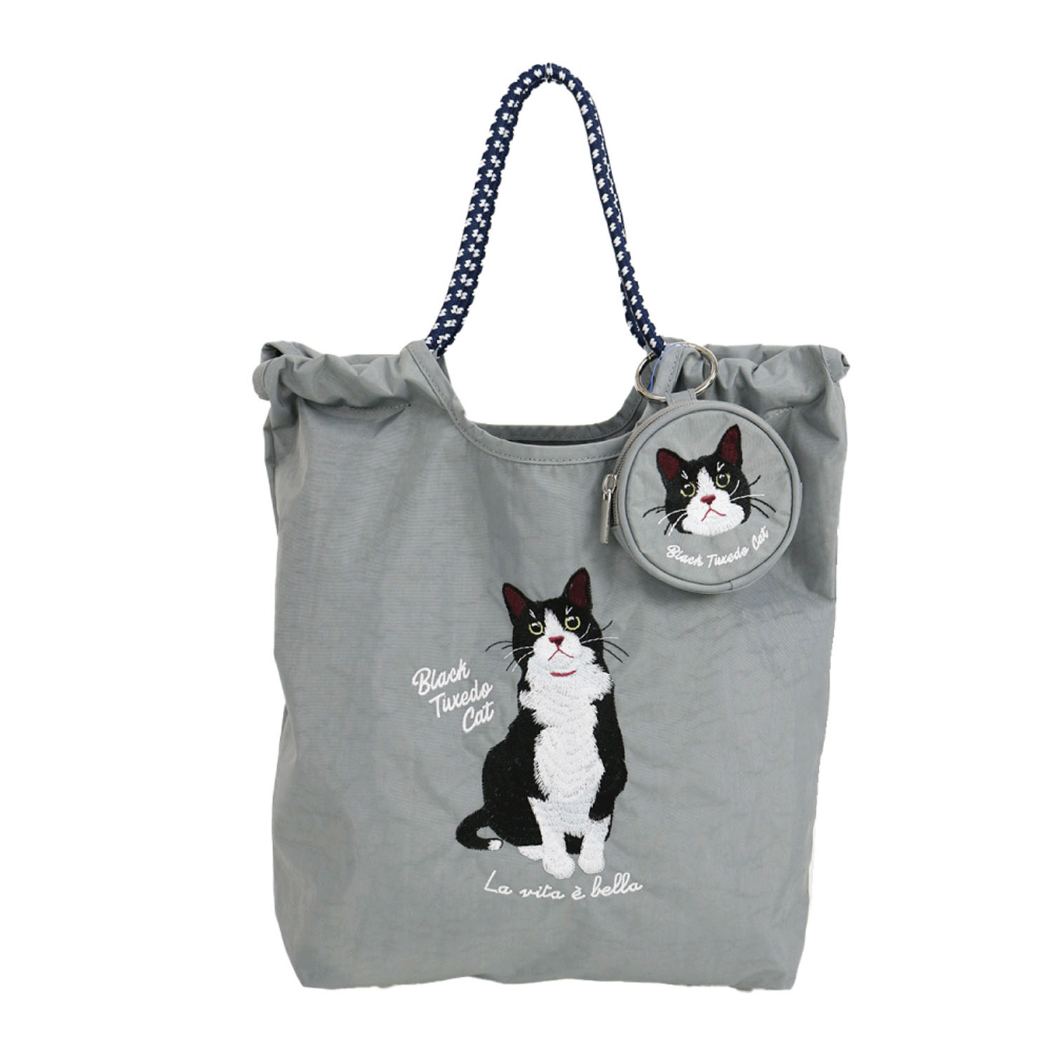 【11，14，20－00は在庫限りで終了】アニマル刺繍丸ポーチ - 画像5