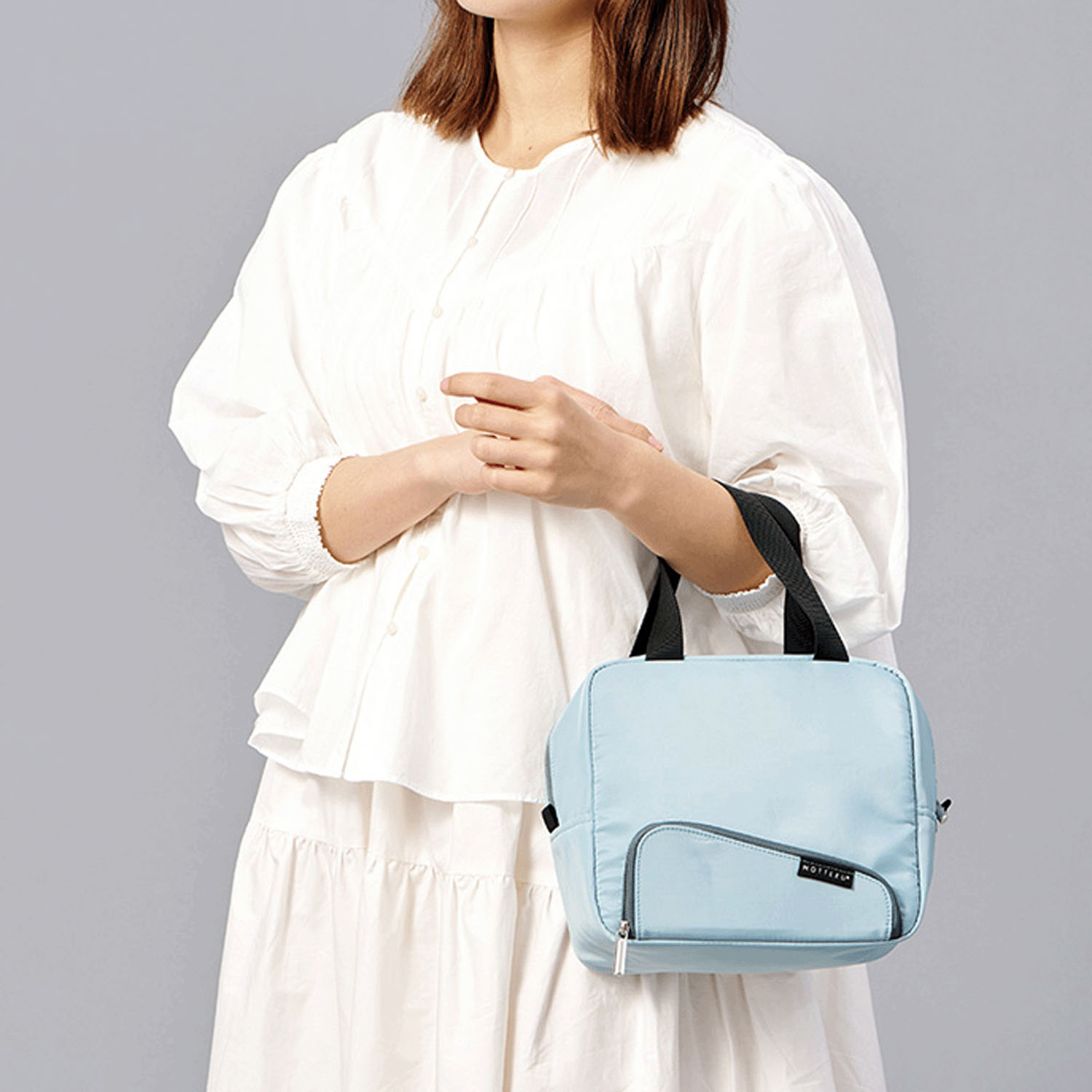 MOTTERU スマホが立てられるクーラーランチバッグ - 画像2