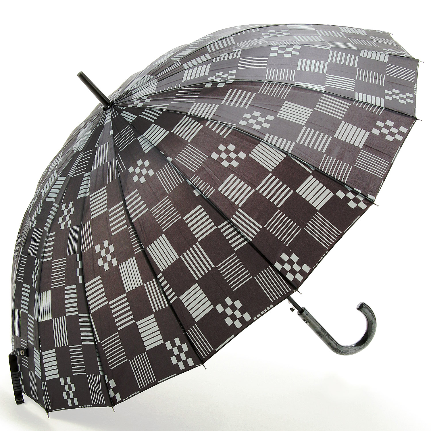 60 16本骨 紳士市松 長傘