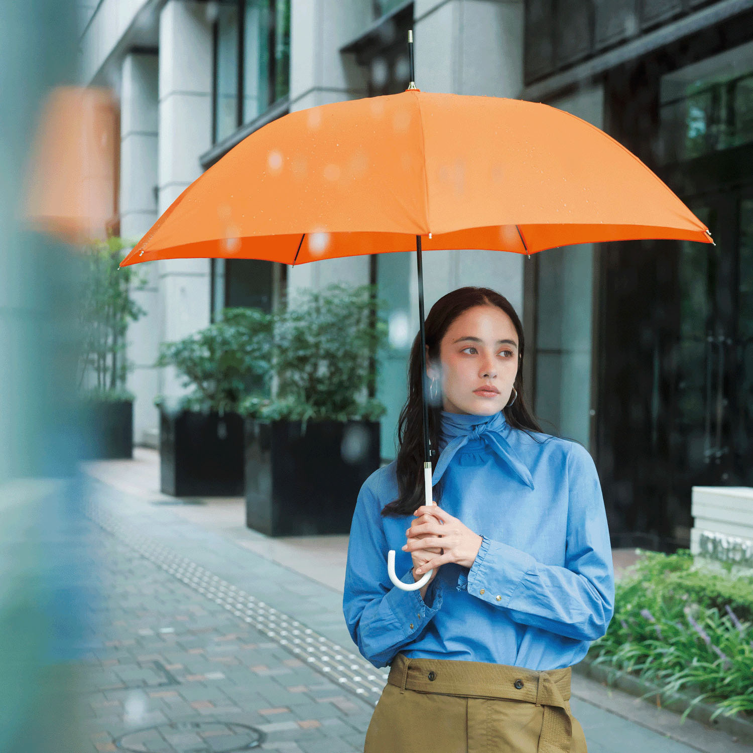 【because】 プレーンカラージャンプ長傘