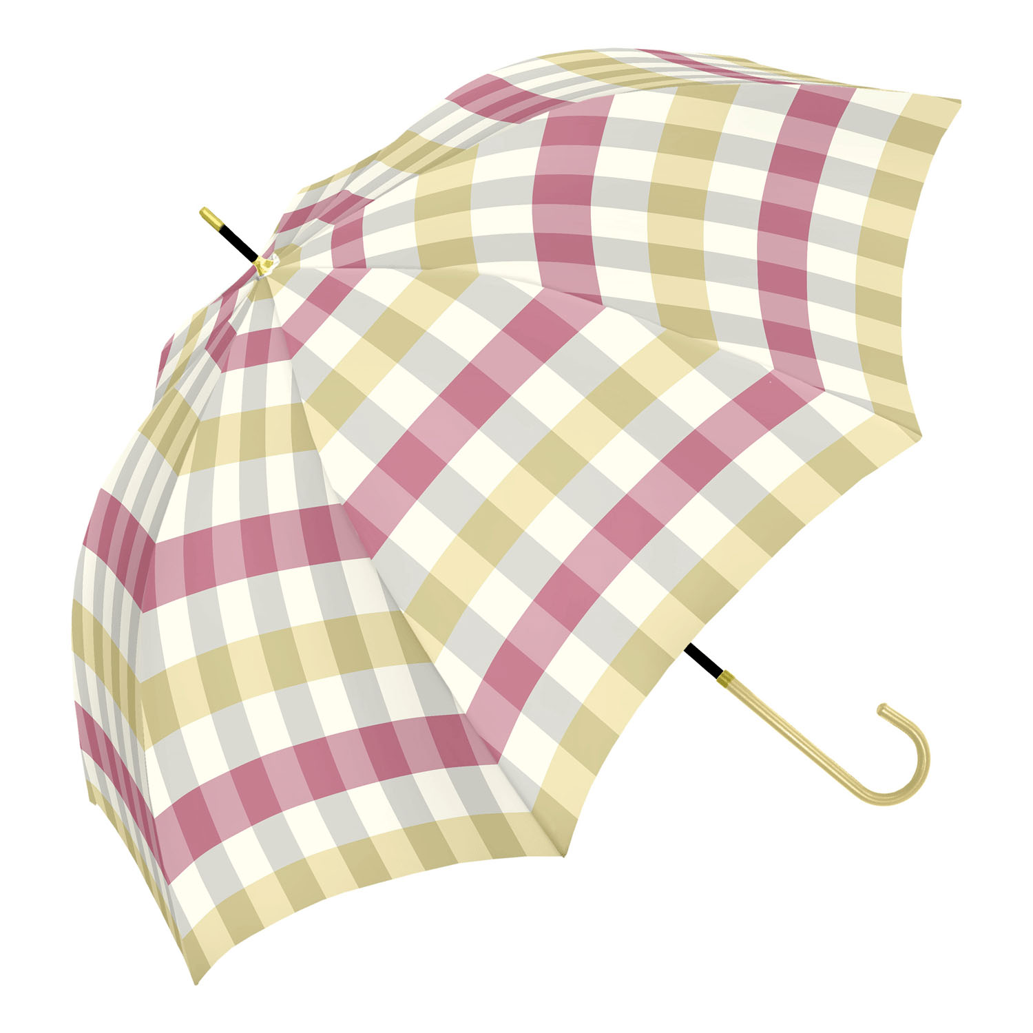 【assa】 カラフルギンガム長傘 - 画像1