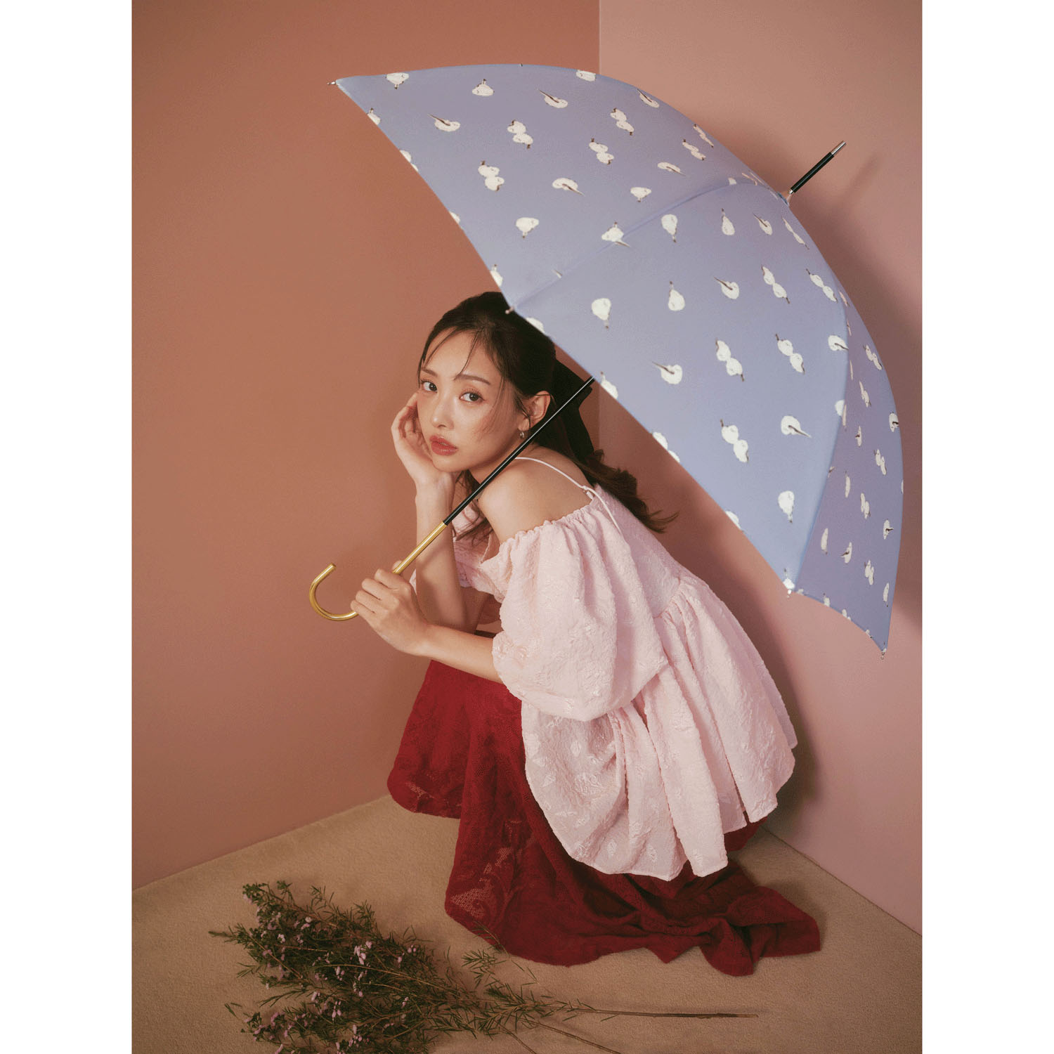 【because】 シマエナガ長傘