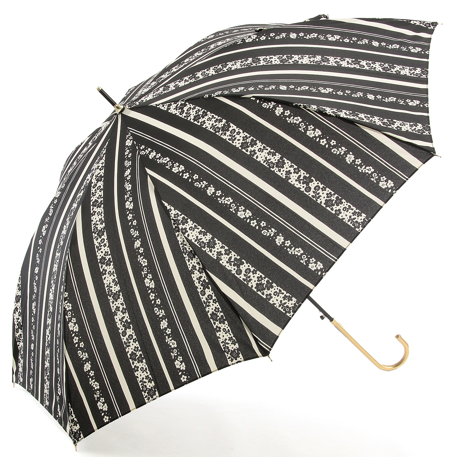 【耐風骨】耐風ストライプパッチワーク柄 60cm