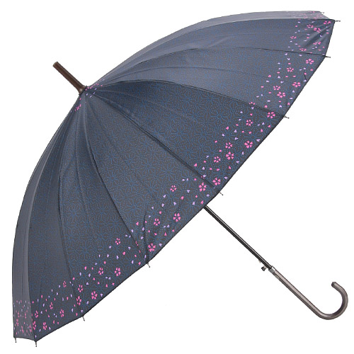 16本骨淵桜 ジャンプ長傘 - 画像5
