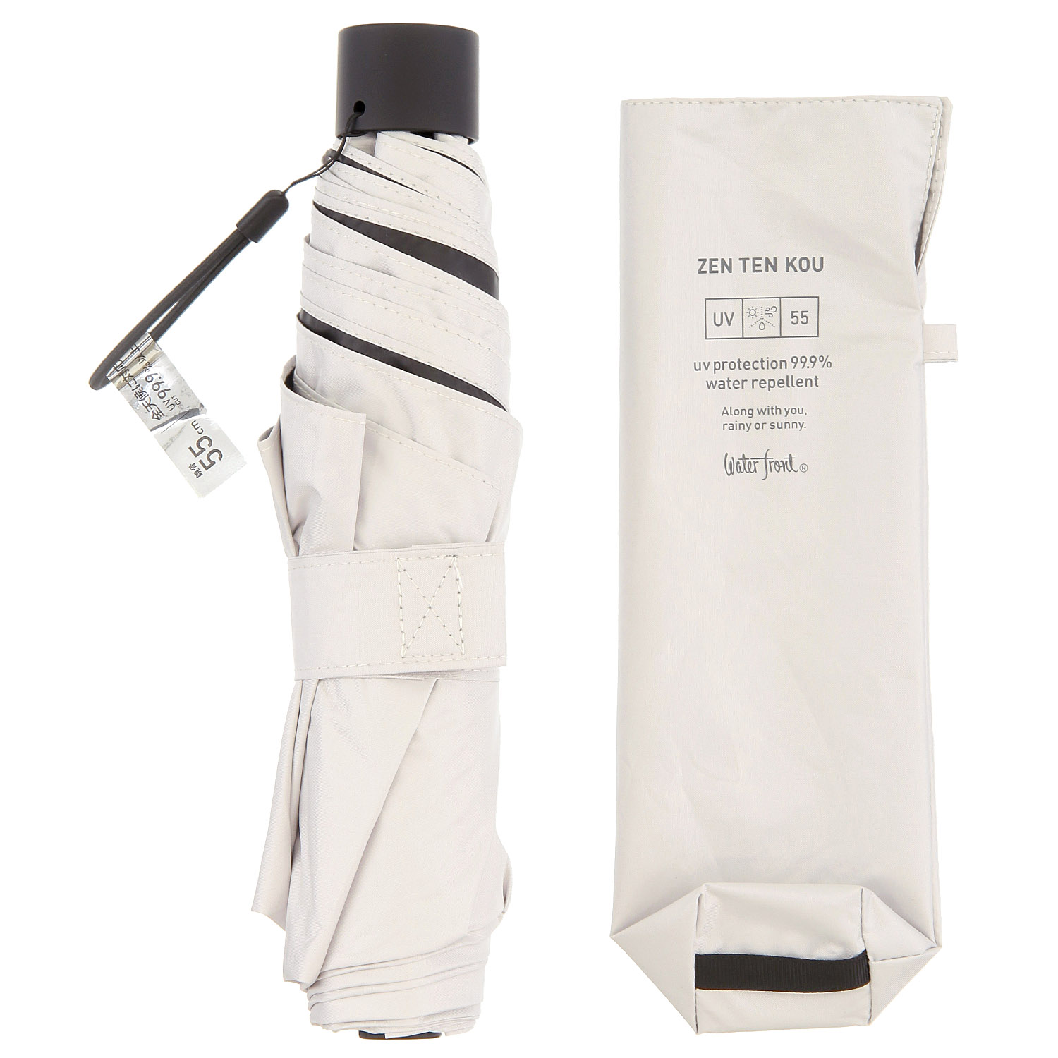 【Water front】 全天候（ZENTENKOU） 55CM折傘 - 画像2