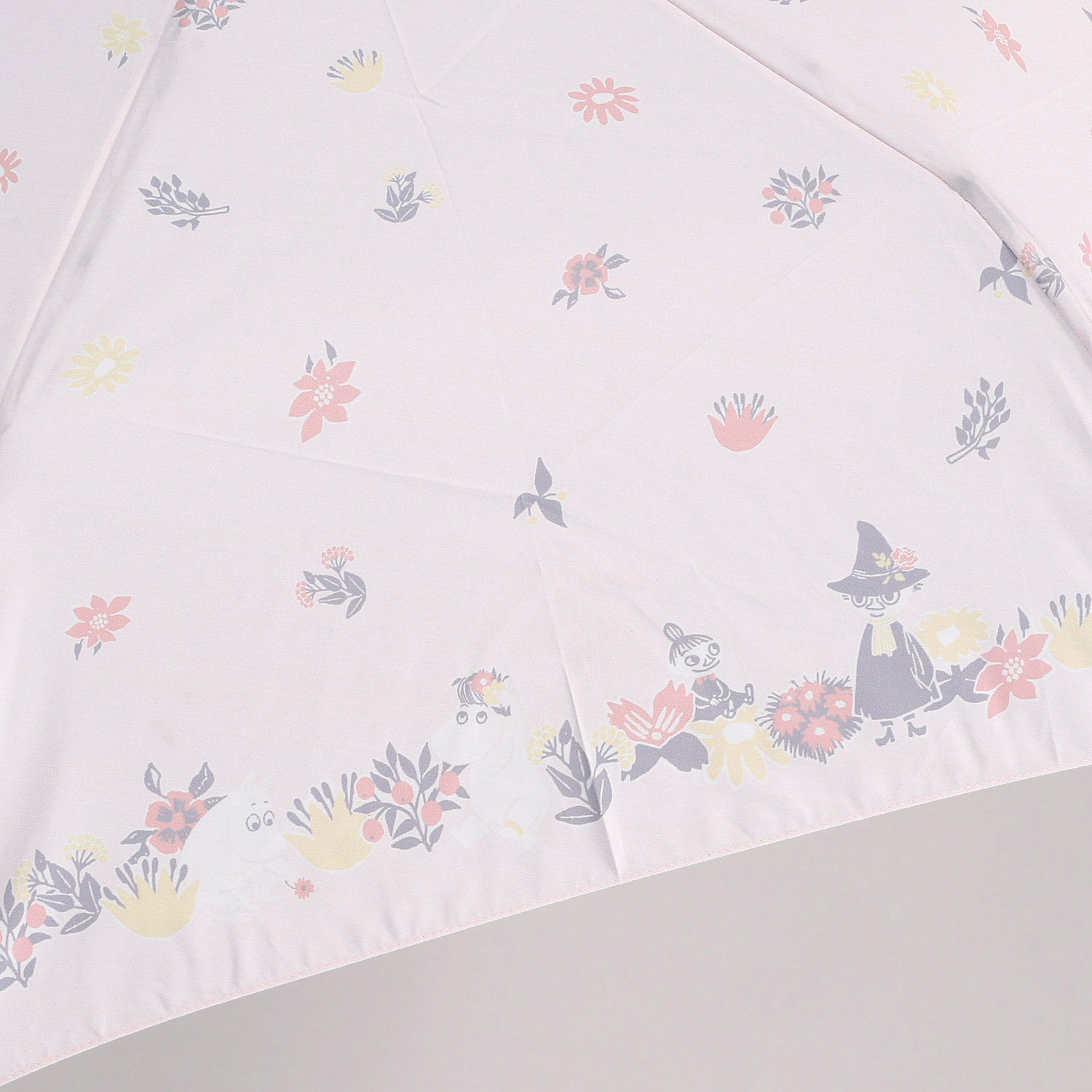 軽量ムーミン＆フラワー折傘 - 画像3