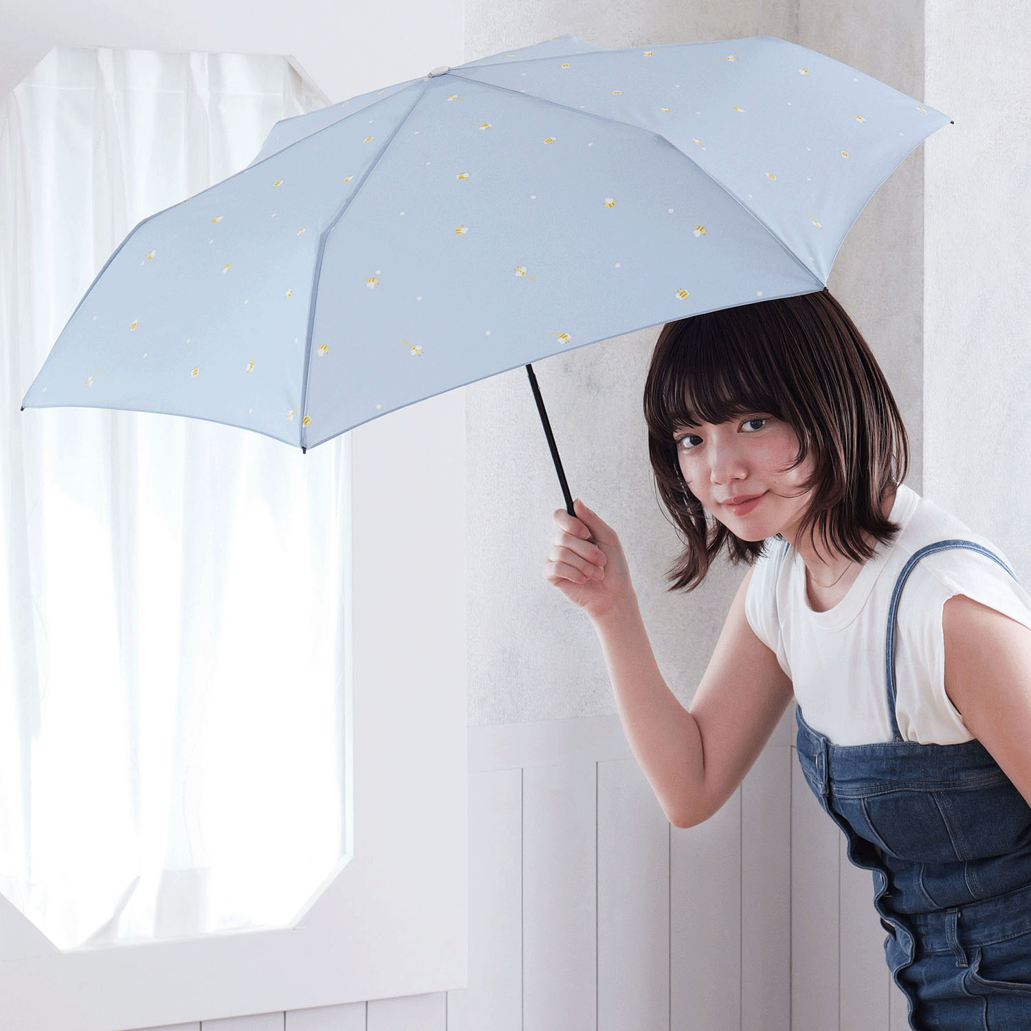 ハチ スレンダー折傘 - 画像1