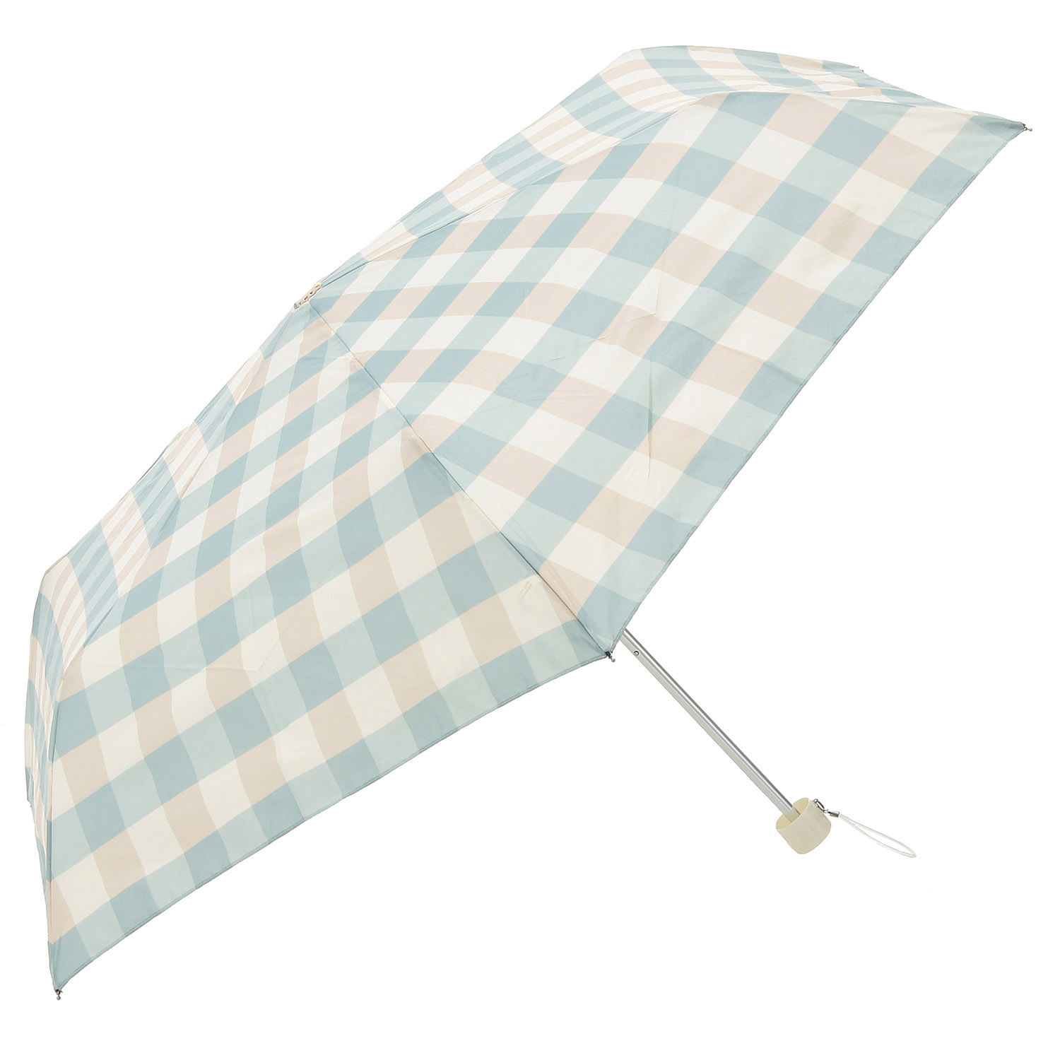 【耐風仕様】 ギンガムチェック折傘 - 画像3