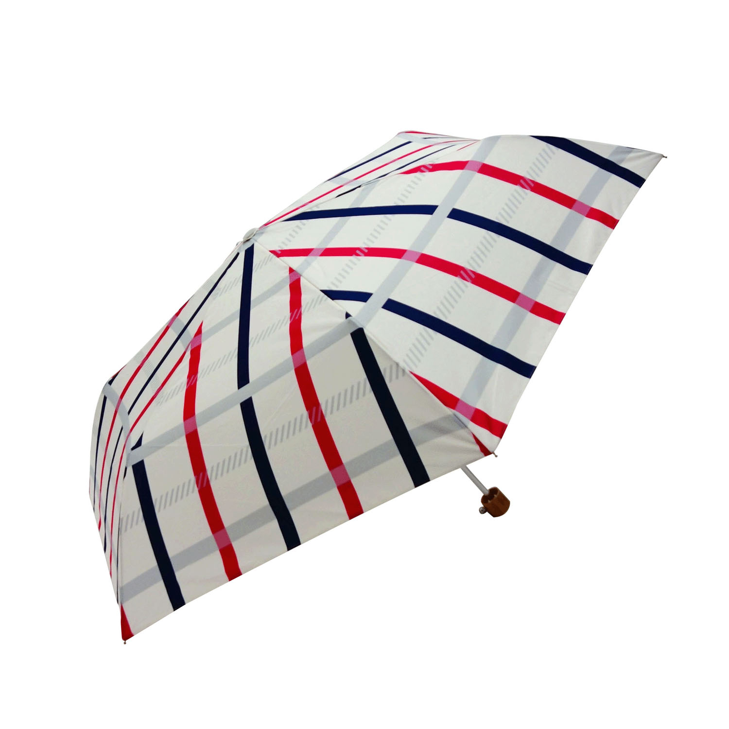 【耐風仕様】 スタンダードクロス折傘 - 画像1