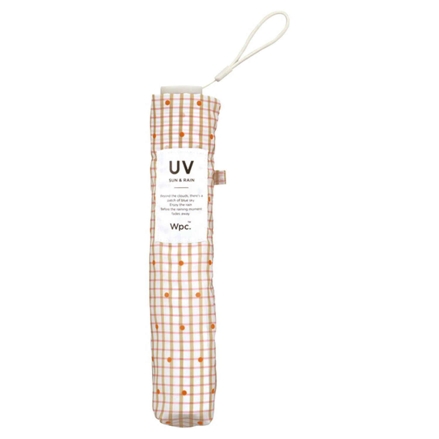 【超軽量】 Wpc チェック＆ドットミニ傘 - 画像2