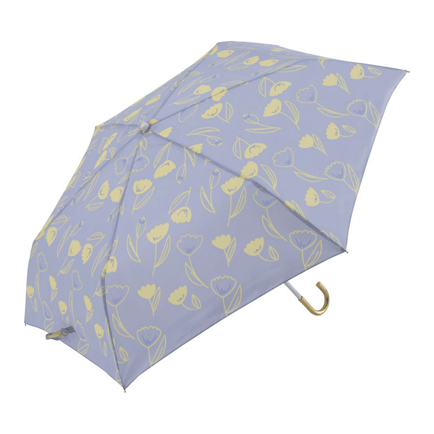 ヌヴィレ 55cmポンジ アマリリス折傘 - 画像1