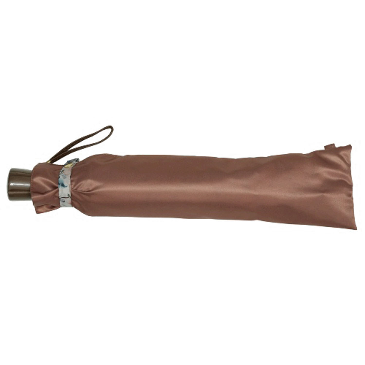 サテン両面花プリント折傘 - 画像2