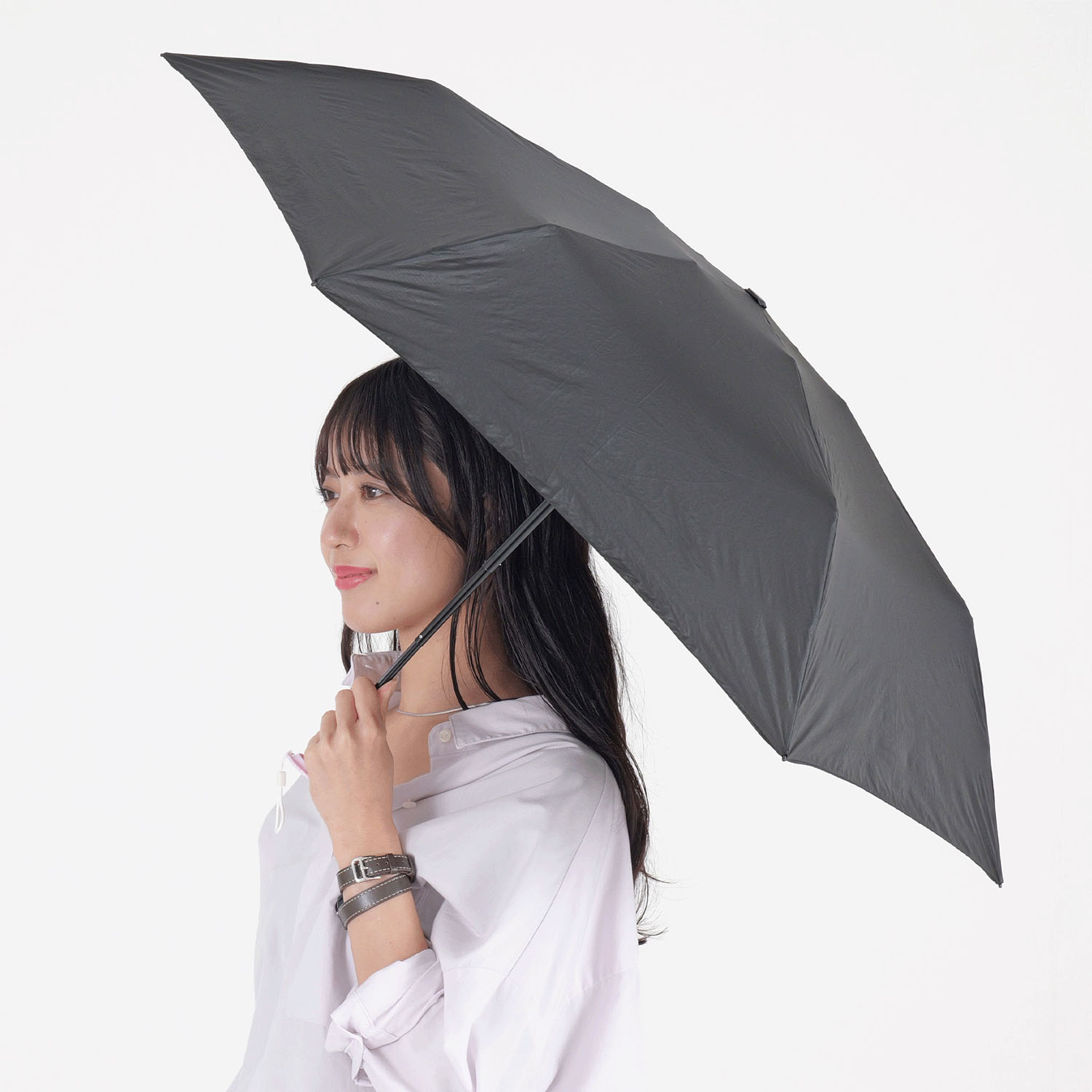 【nifty colors】 ポケラ リップストップ6段ミニ（晴雨兼用） - 画像5