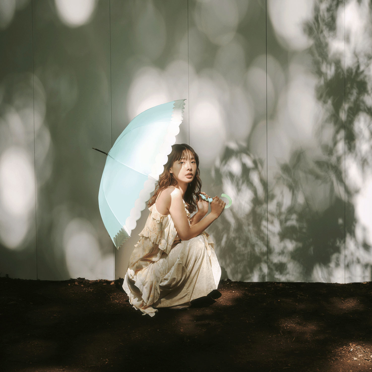 【because】 クリア／ボンボン長傘 - 画像7