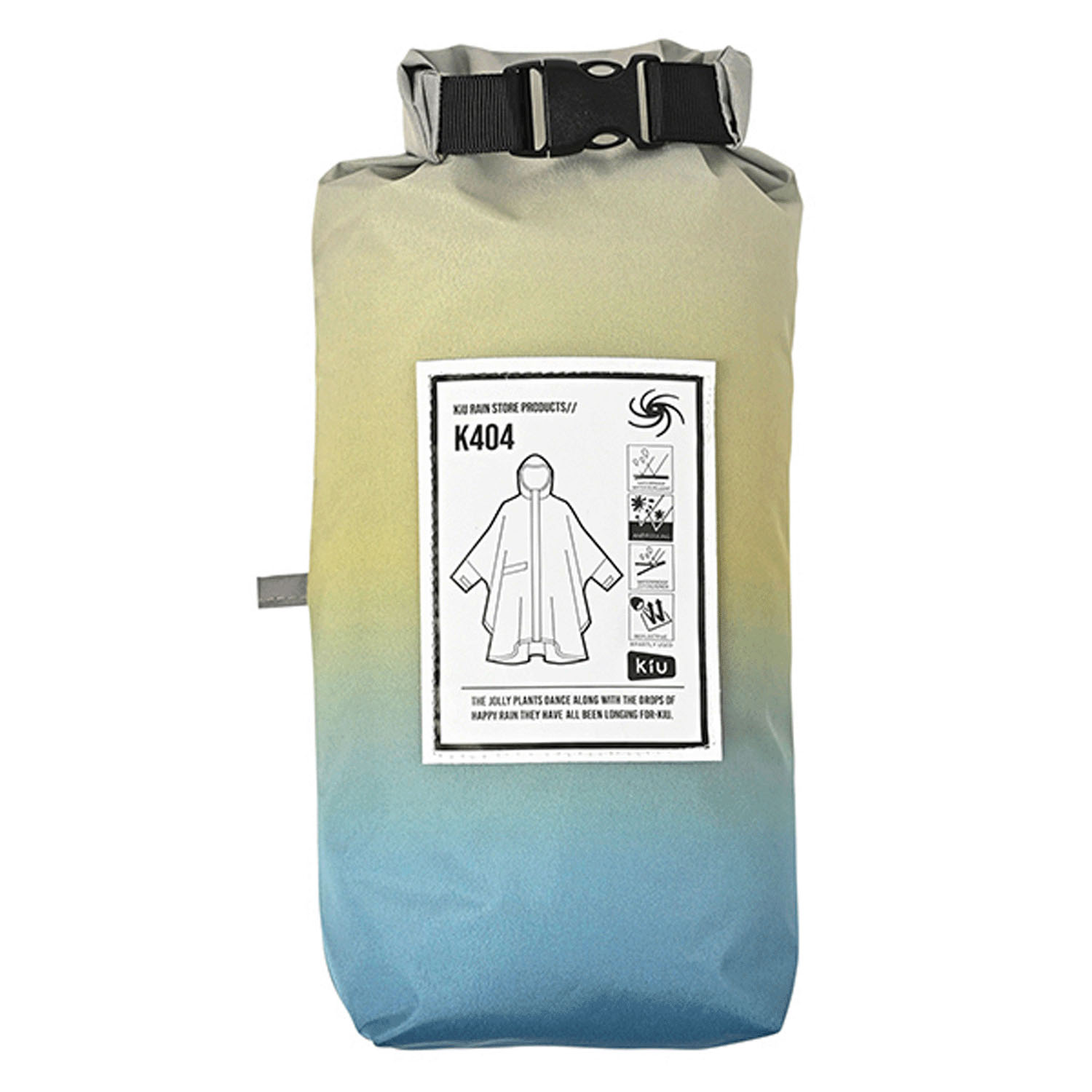 【05－08欠品中】 Kiu  スタンダードレインポンチョ - 画像3