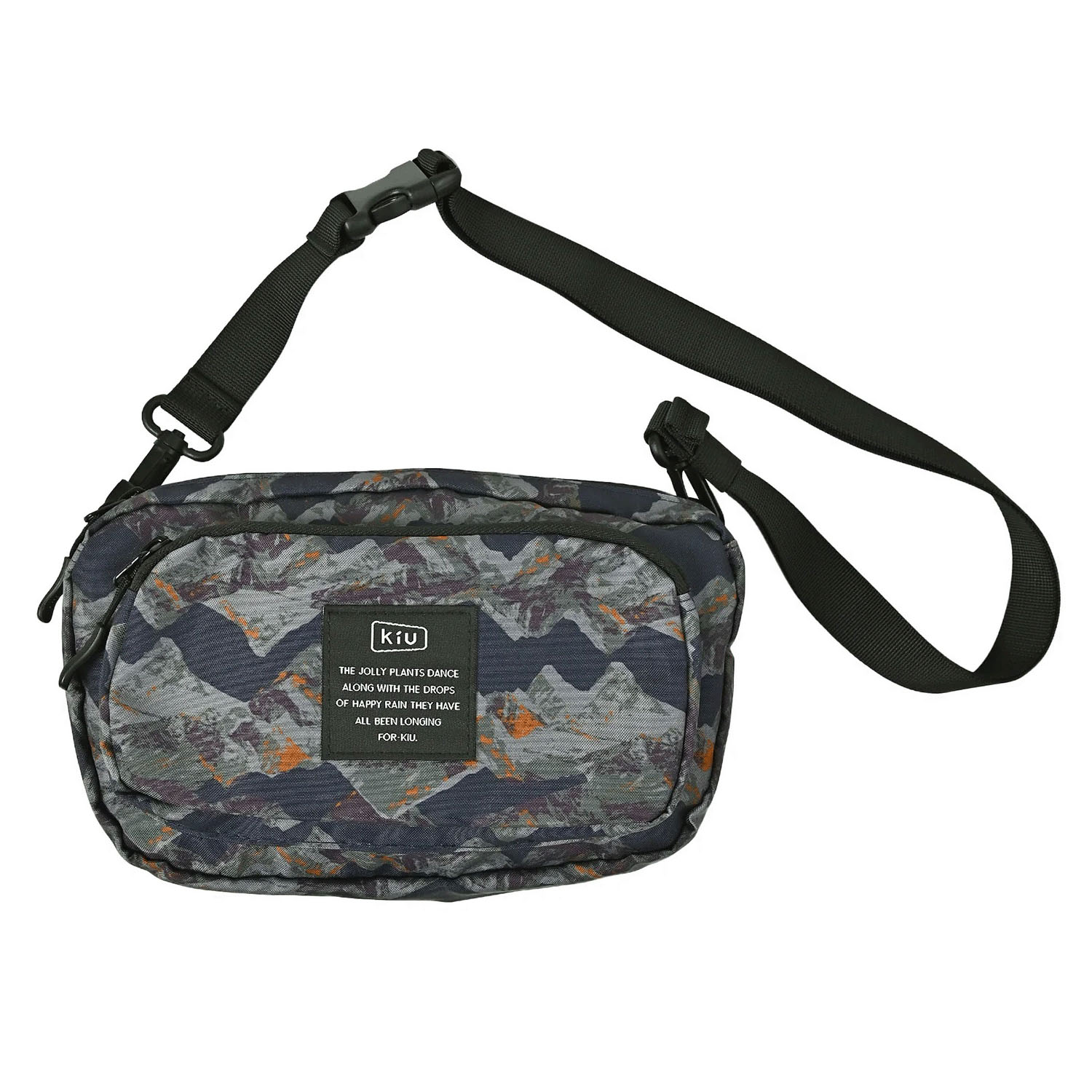 Kiu 300Dフロントポケットミニショルダーバッグ - 画像3