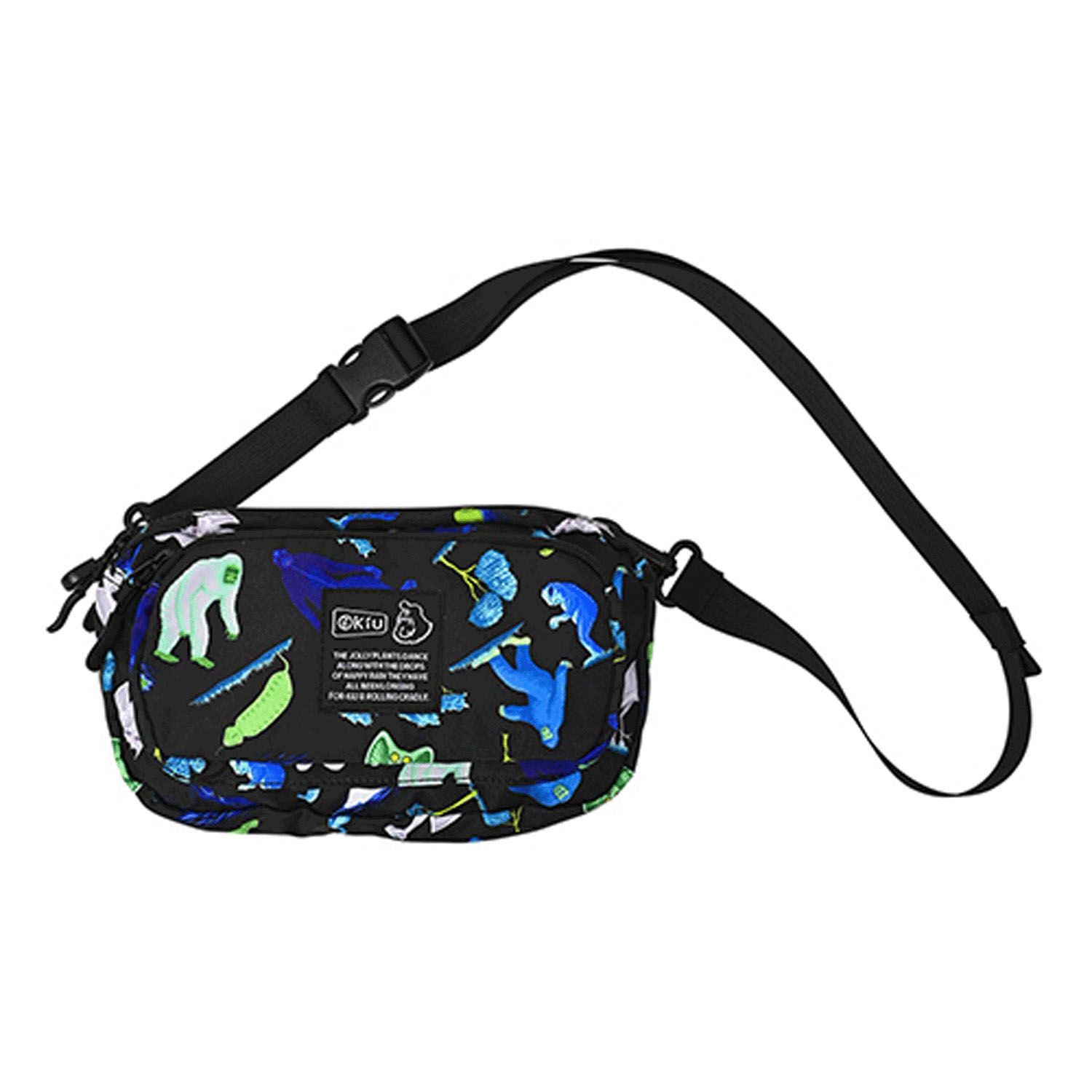 Kiu 300Dフロントポケットミニショルダーバッグ - 画像7