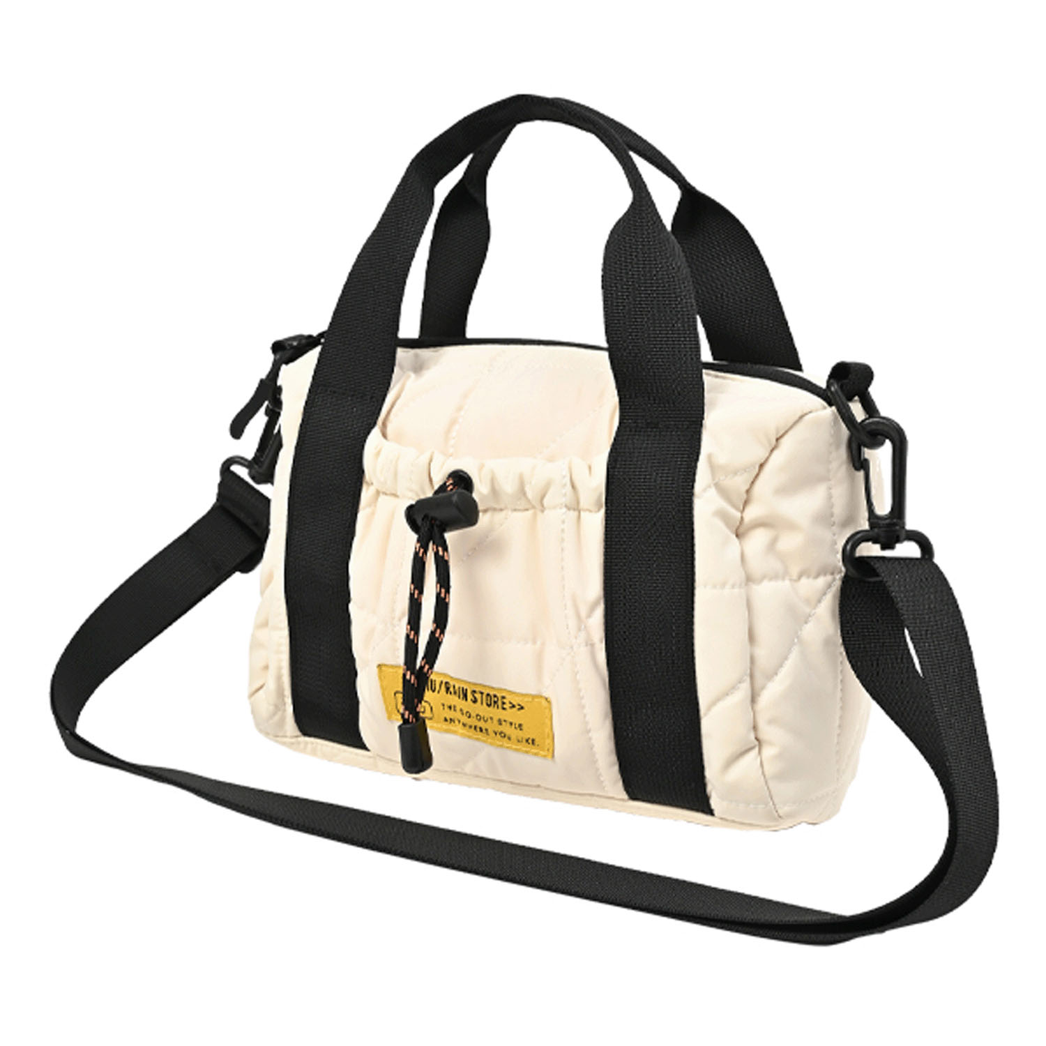 Kiu スクエアパデット ミニボストンバッグ - 画像3