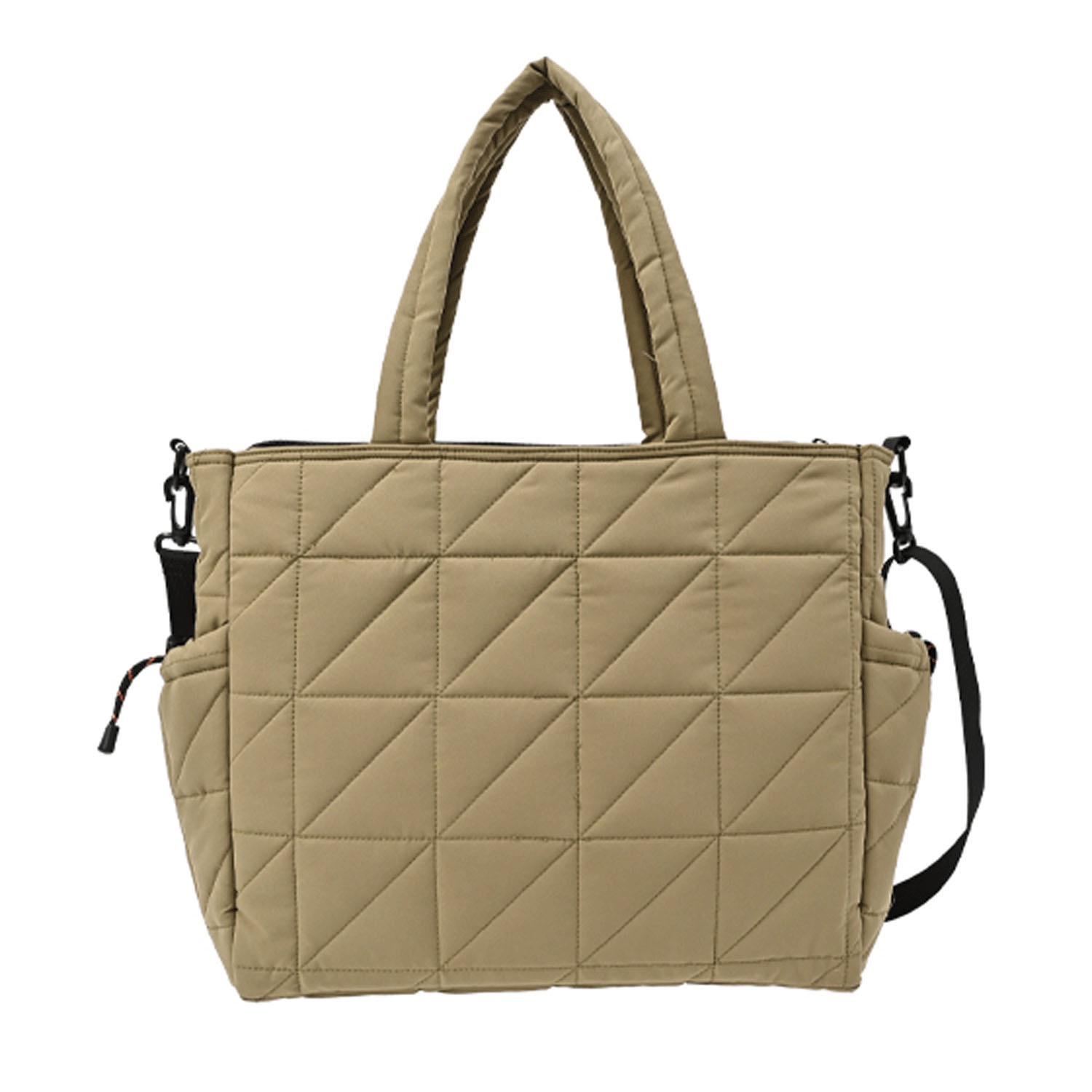 Kiu スクエアパデット マルチパ－パス トートバッグ - 画像5