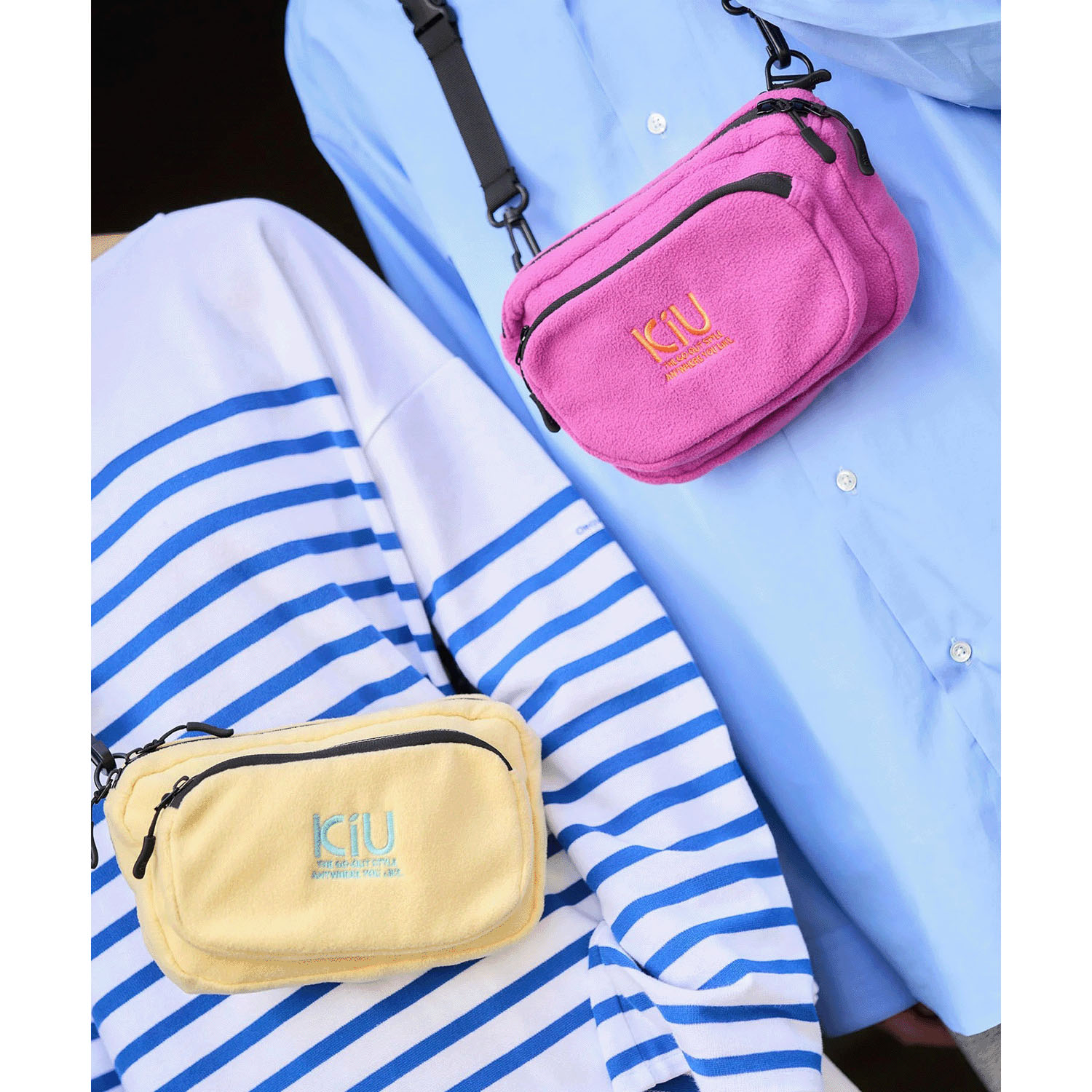 Kiu フリース ミニショルダー