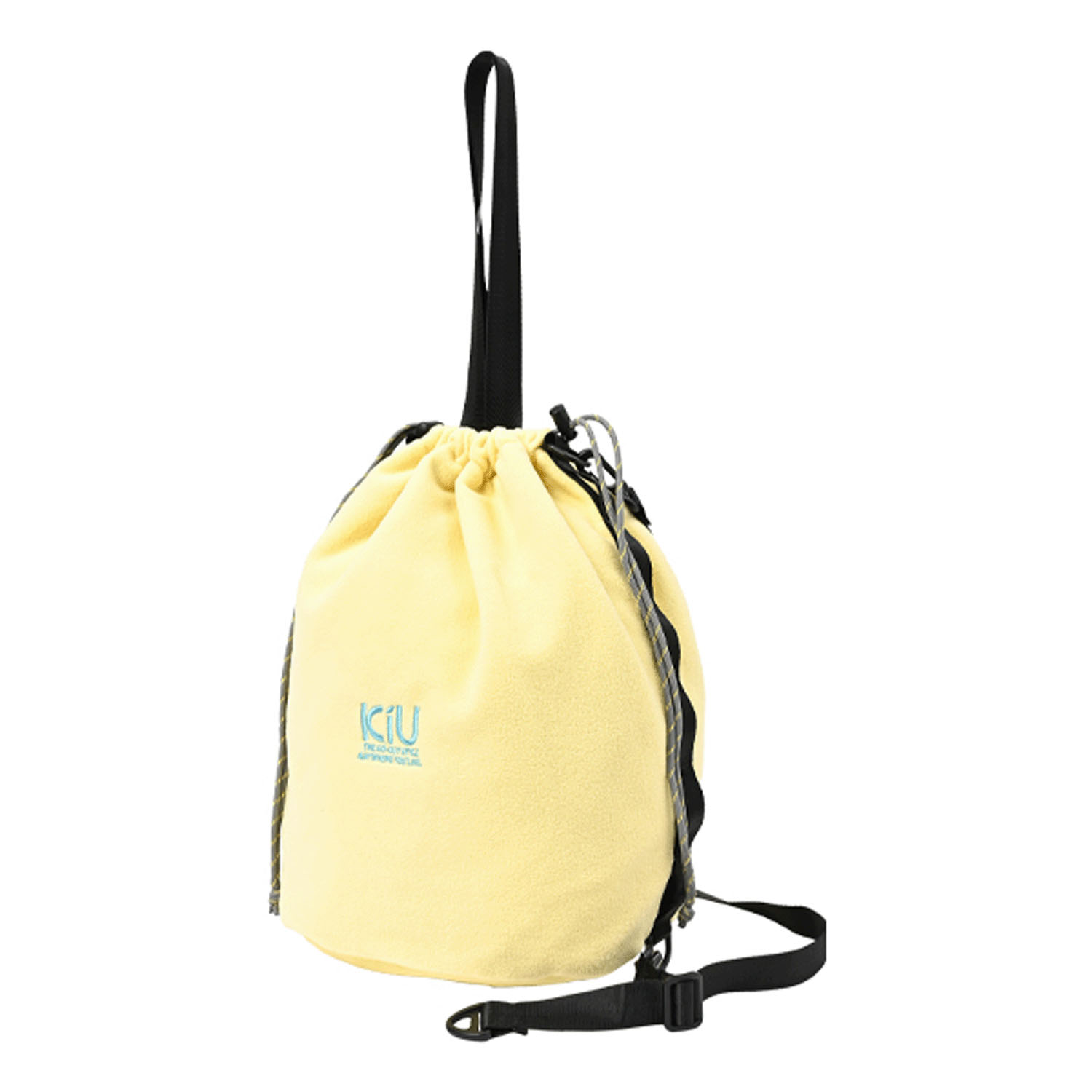 Kiu フリース ドローストリングバッグ - 画像3