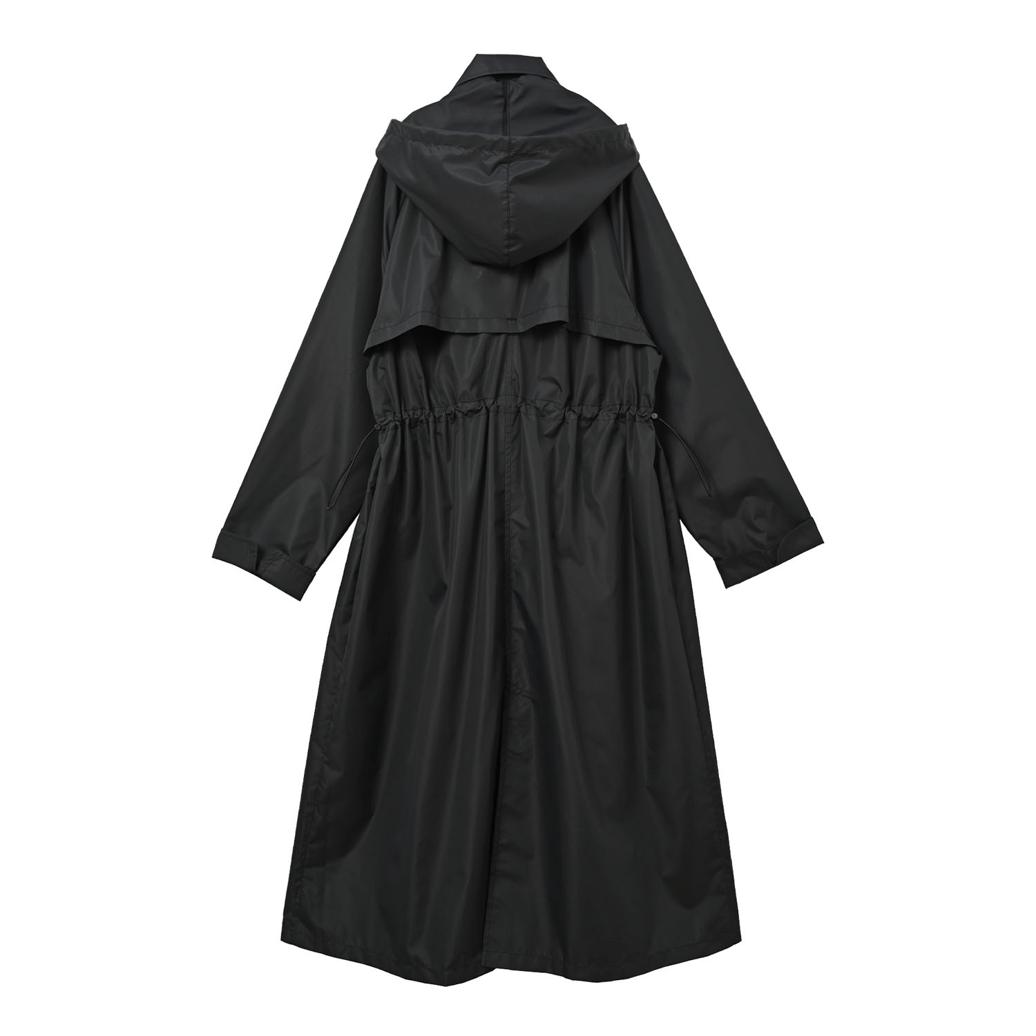 【ピーチドロップ】ギャザースレンカラーレインコート - 画像3