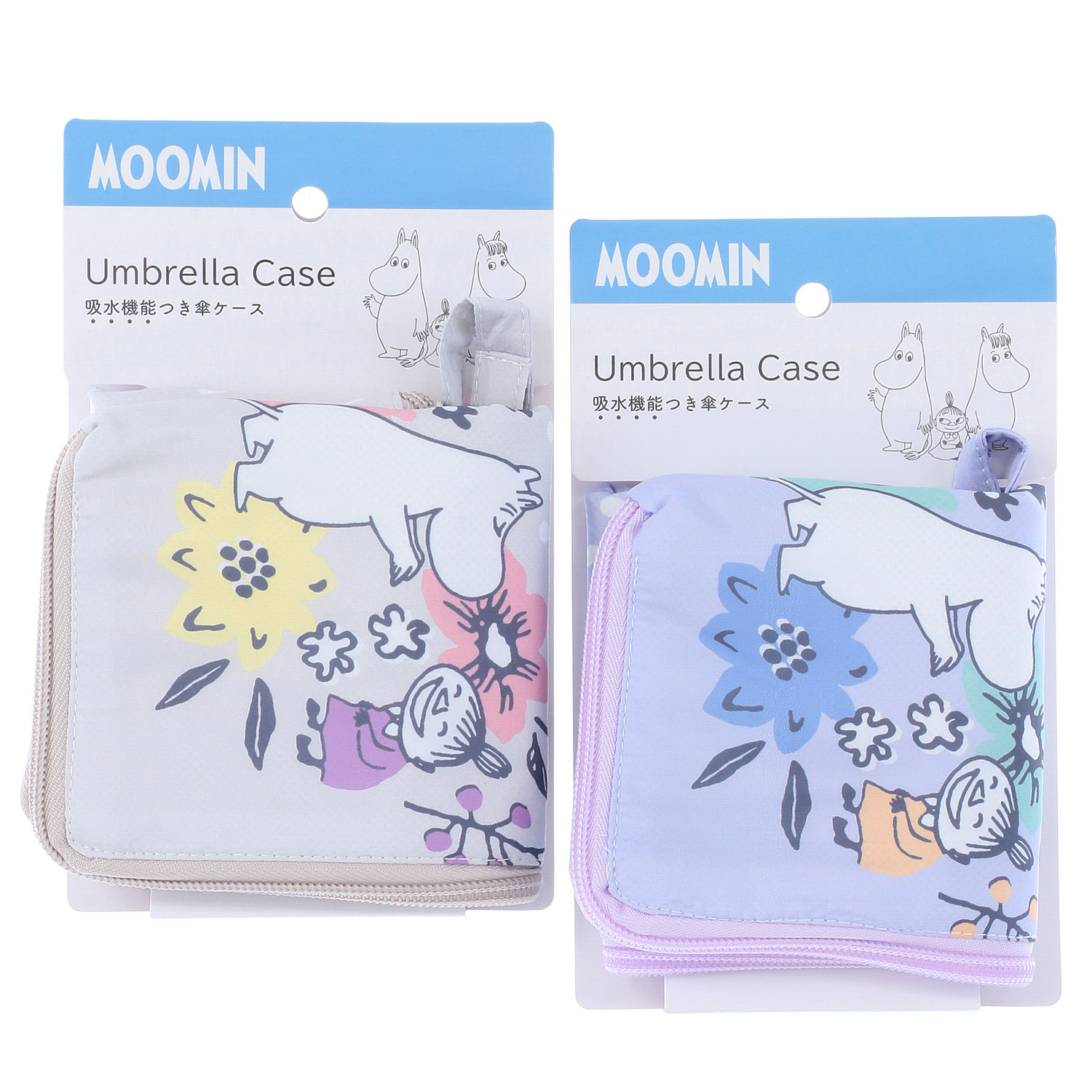 MOOMIN 吸水機能付き傘ケース 小さな幸せドット