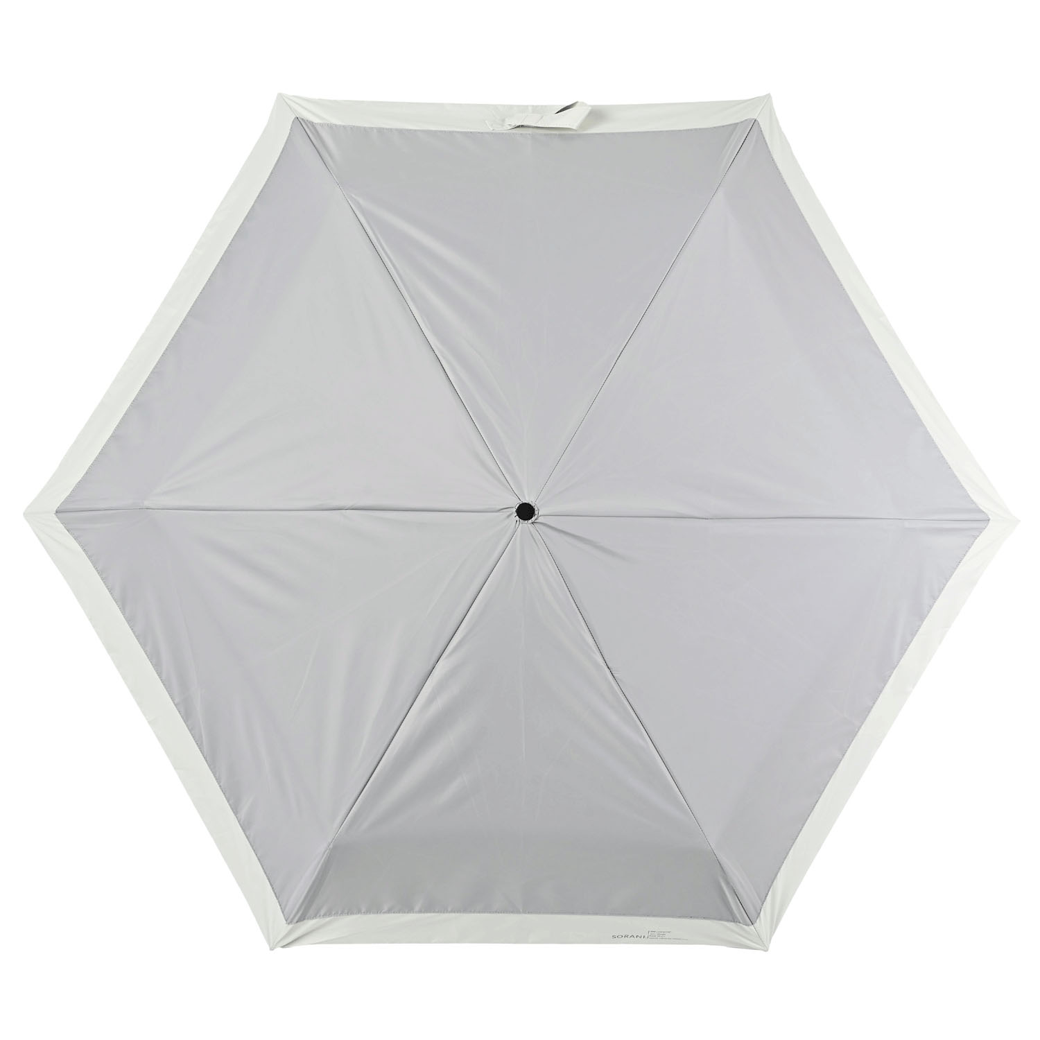 遮光晴雨兼用 バイカラー折傘 - 画像2