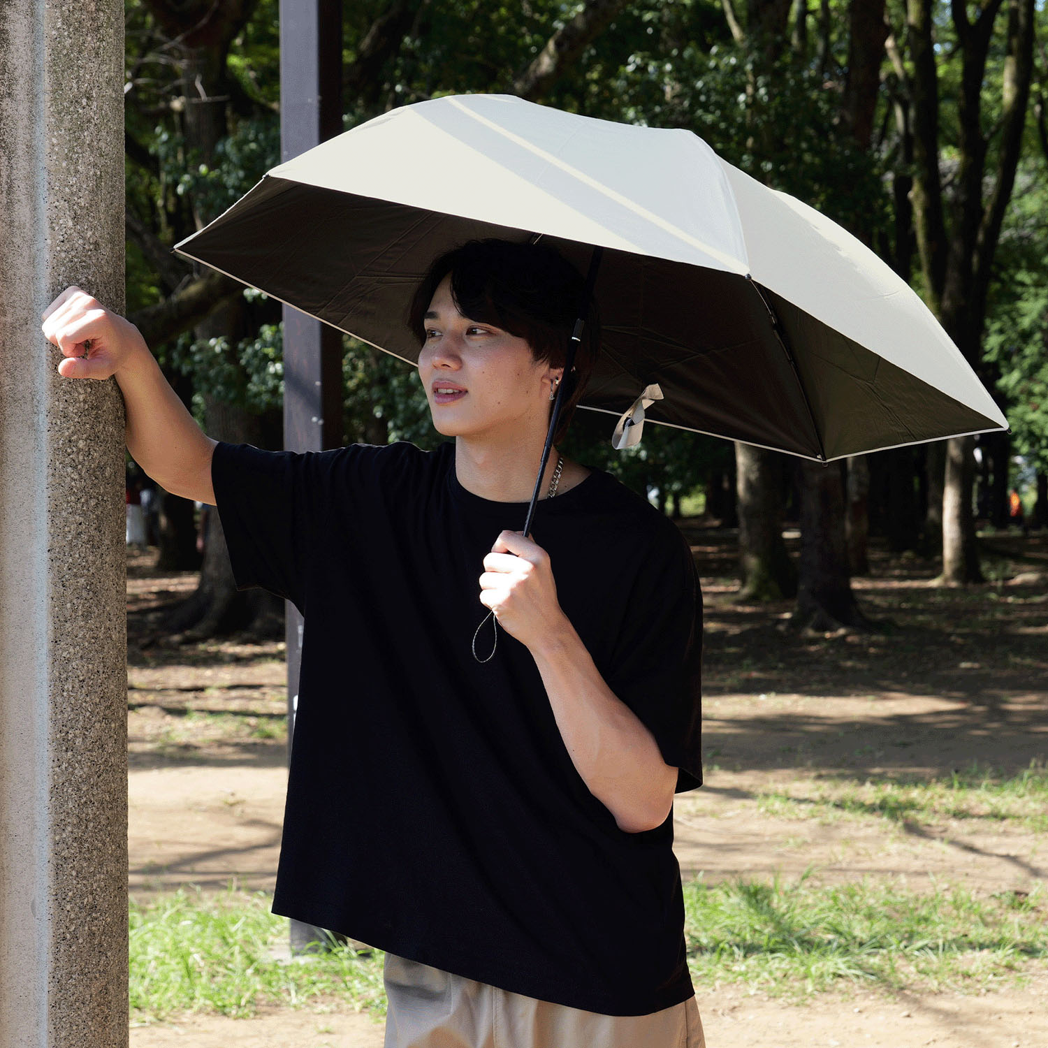 【ラディクール Radi－Cool 】 遮光自動開閉ミニ傘