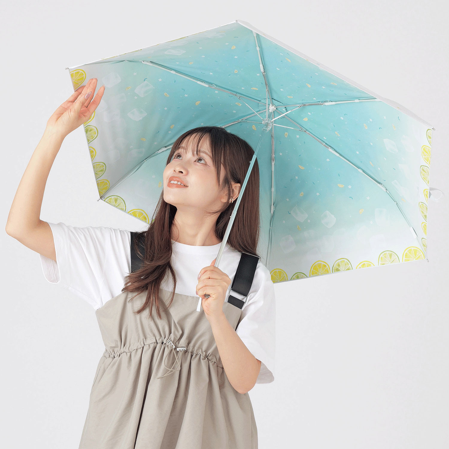 晴雨兼用 2サイドレモンスカッシュ折傘