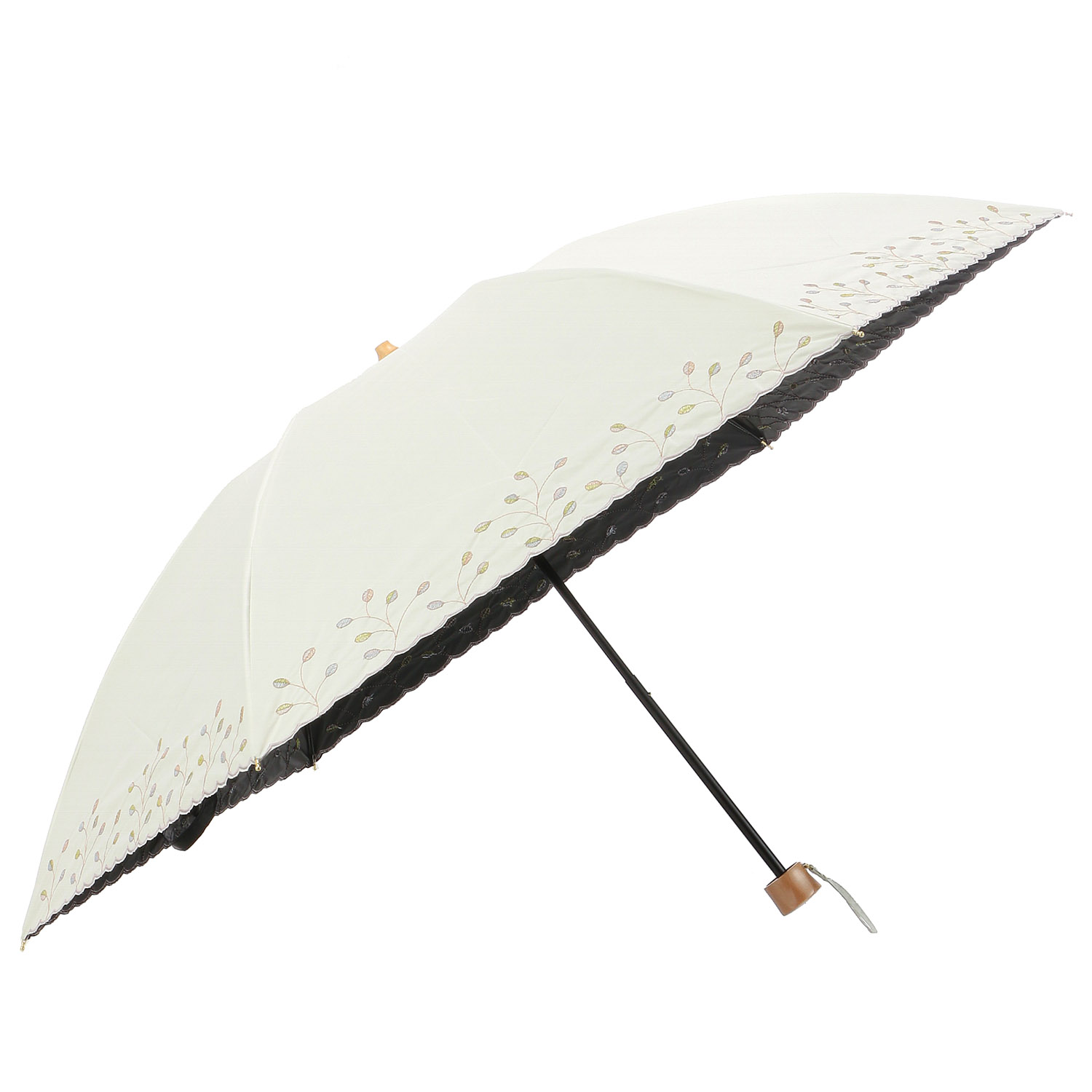 【軽量】 晴雨兼用 PU ボタニカルアートミニ傘 - 画像4