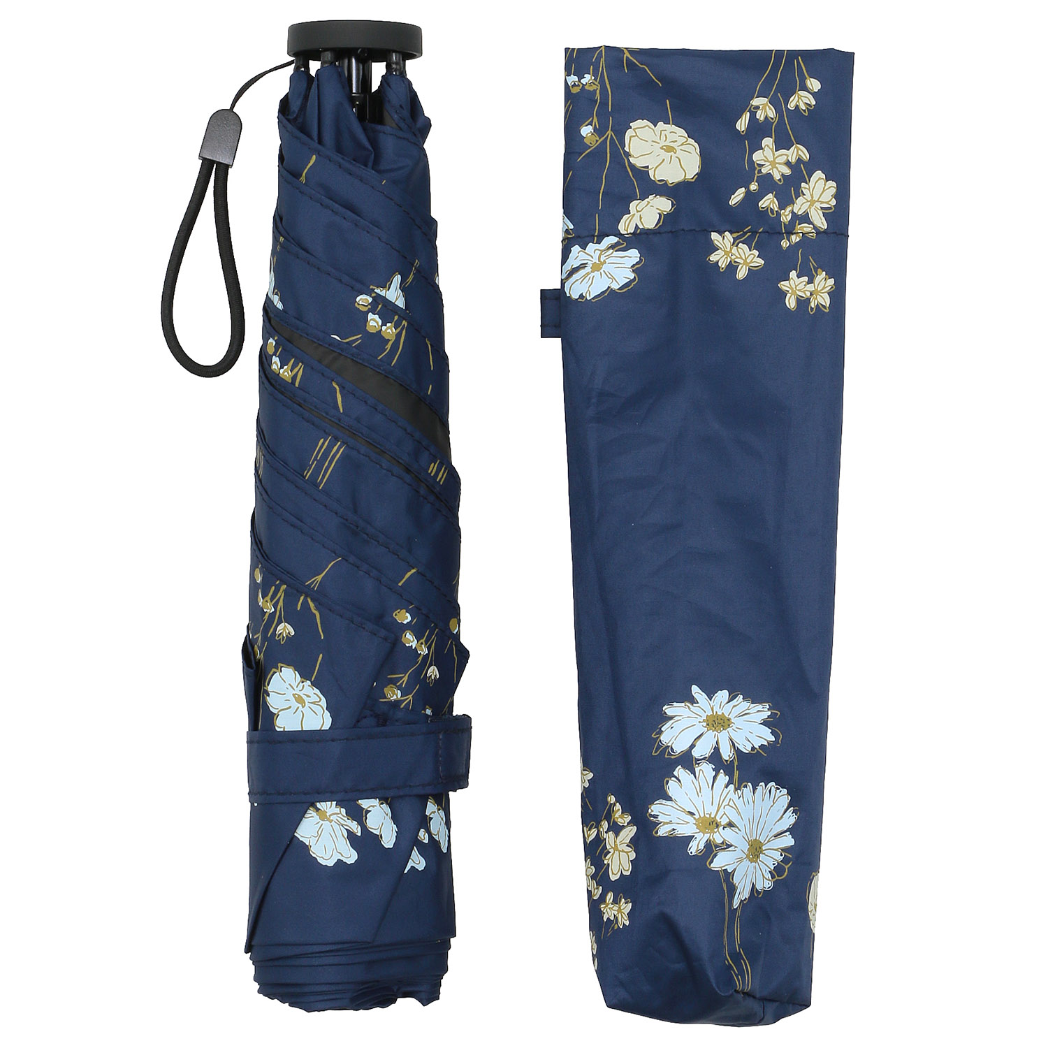 【超軽量】 晴雨兼用 PU マーガレットミニ傘 - 画像4