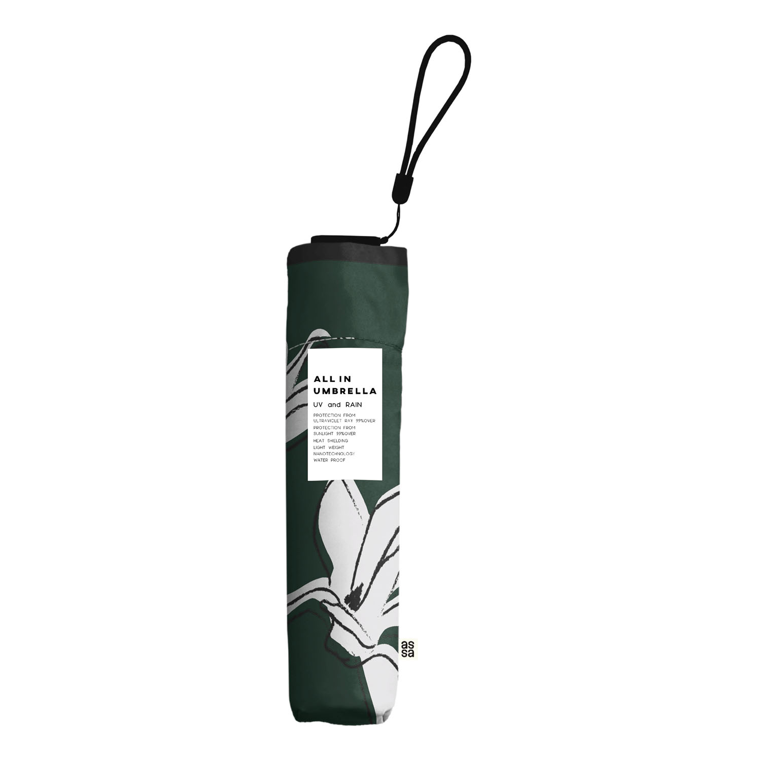 【assa】 晴雨兼用 オールインアンブレラ - 画像2