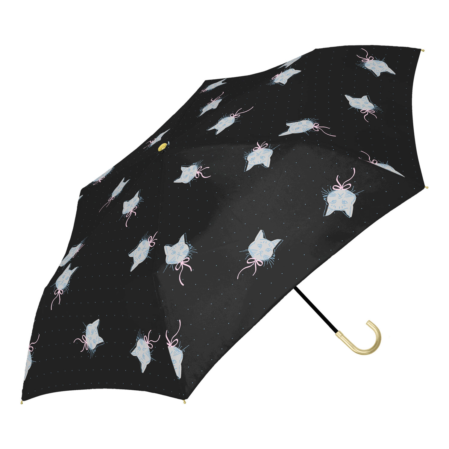 【assa】 晴雨兼用キャットミニ傘