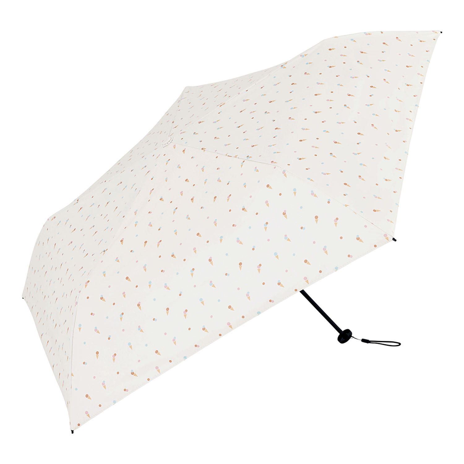 【because】 スーパーライトアイスクリームミニ傘 - 画像1